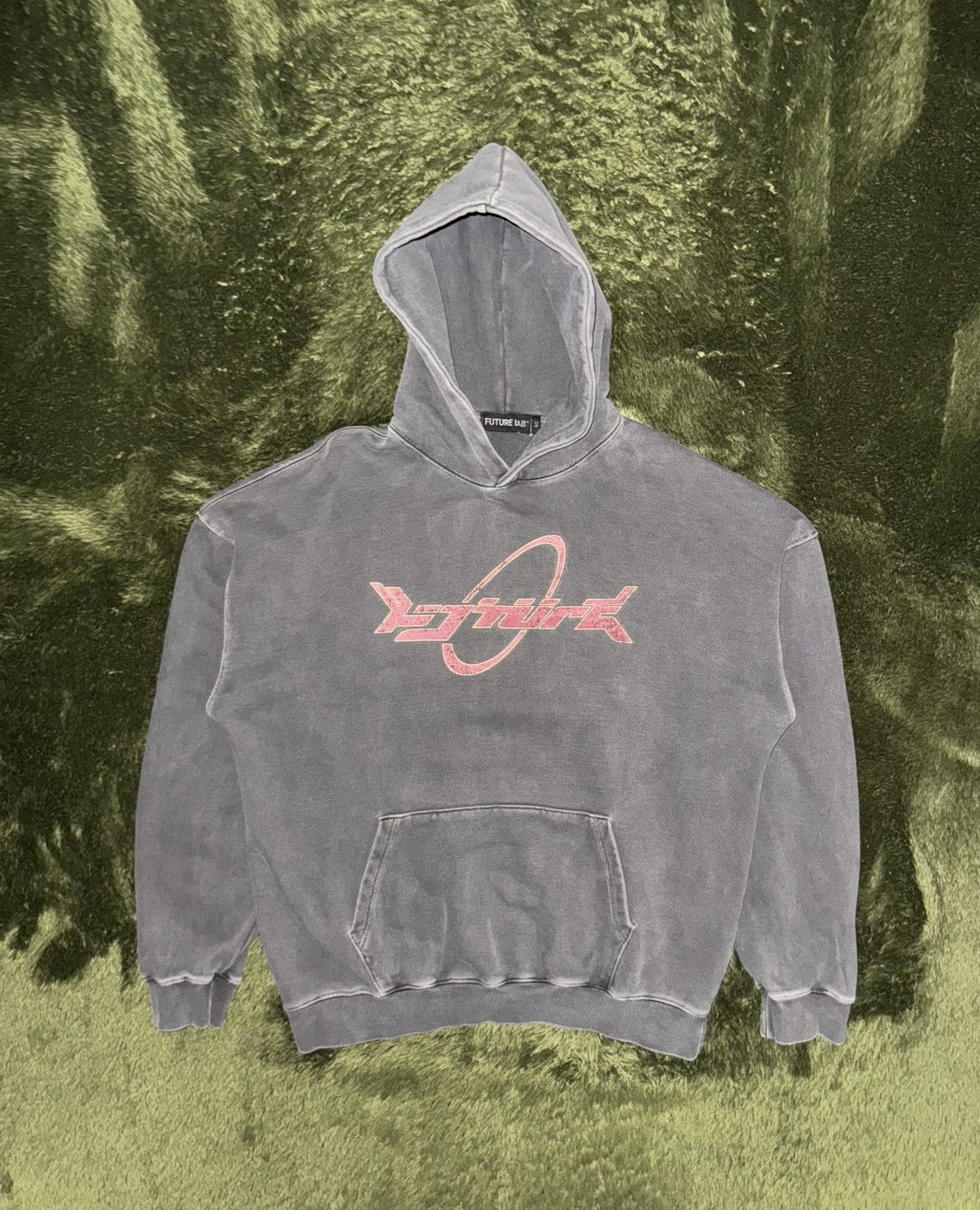 Japanese Brand [50] FUTURE LAB BJORK Parody Vintage Washed Hoodie Charcoal Size US XL / EU 56 / 4 - 1 Thumbnail