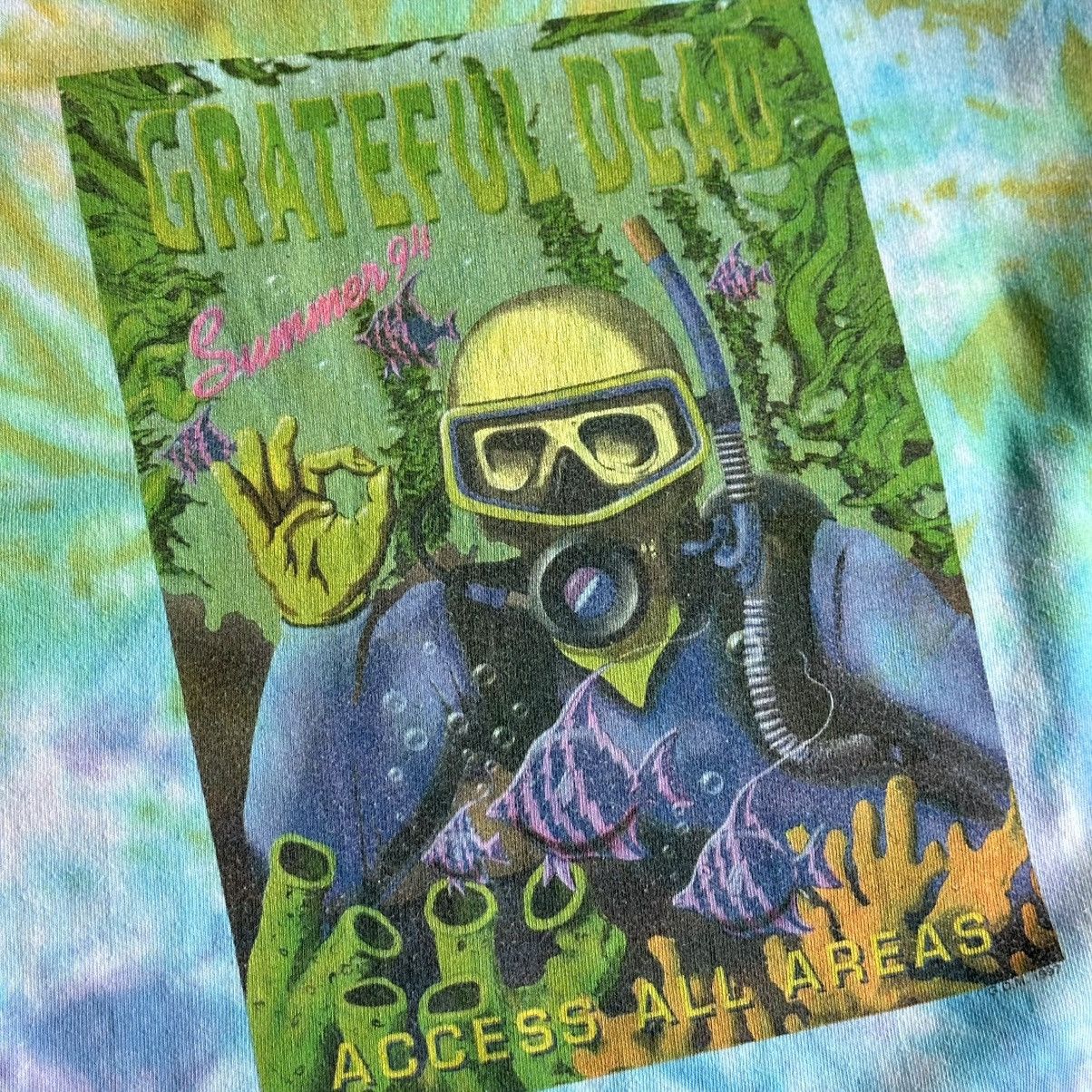 Grateful Dead Vintage 1997 Grateful Dead Summer 94 Access All Areas Tee Size US L / EU 52-54 / 3 - 4 Thumbnail