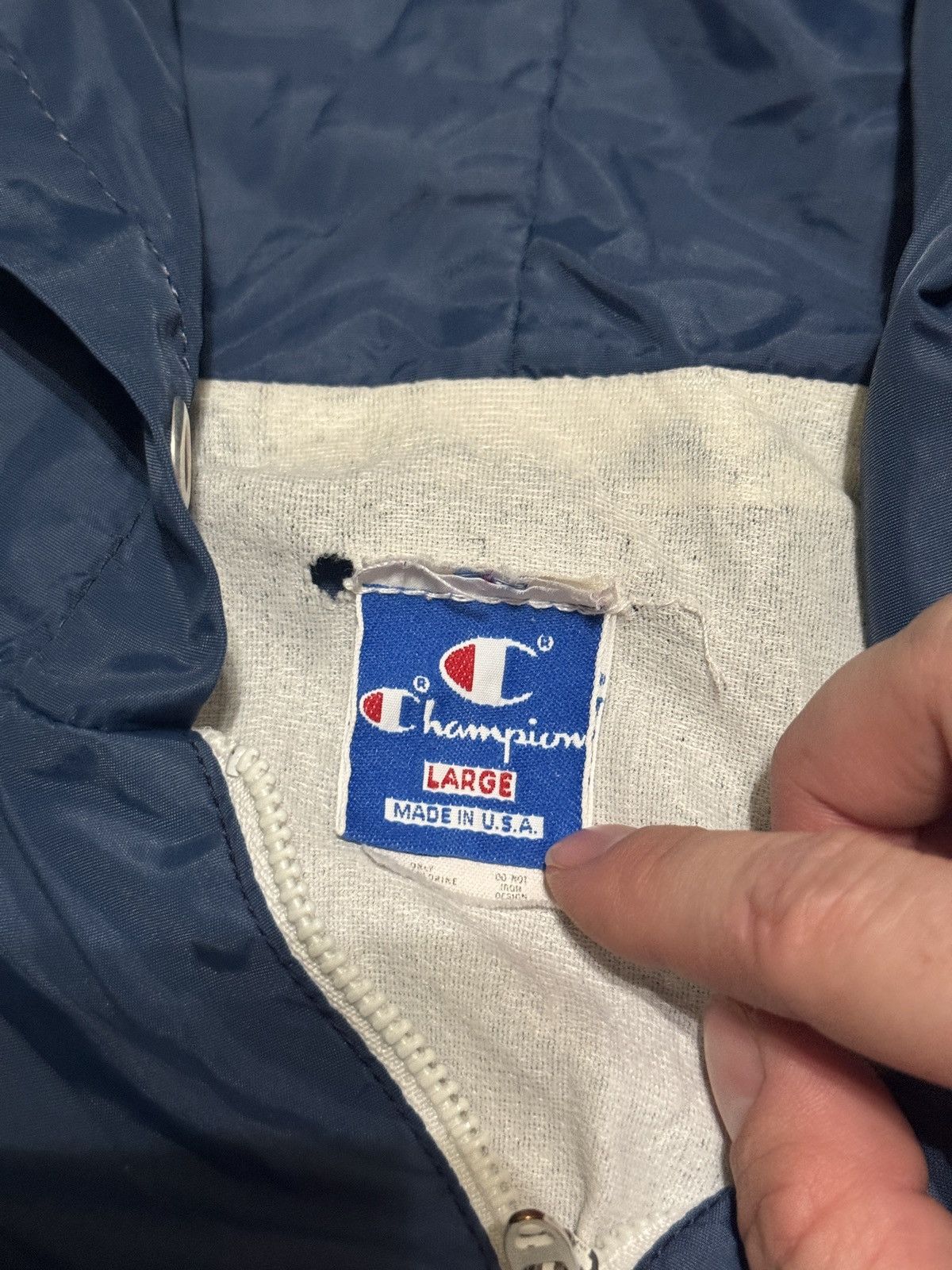 Champion Vintage 70s Champion Trojans Windbreaker Lrg Hoodie Jacket Size US L / EU 52-54 / 3 - 5 Thumbnail