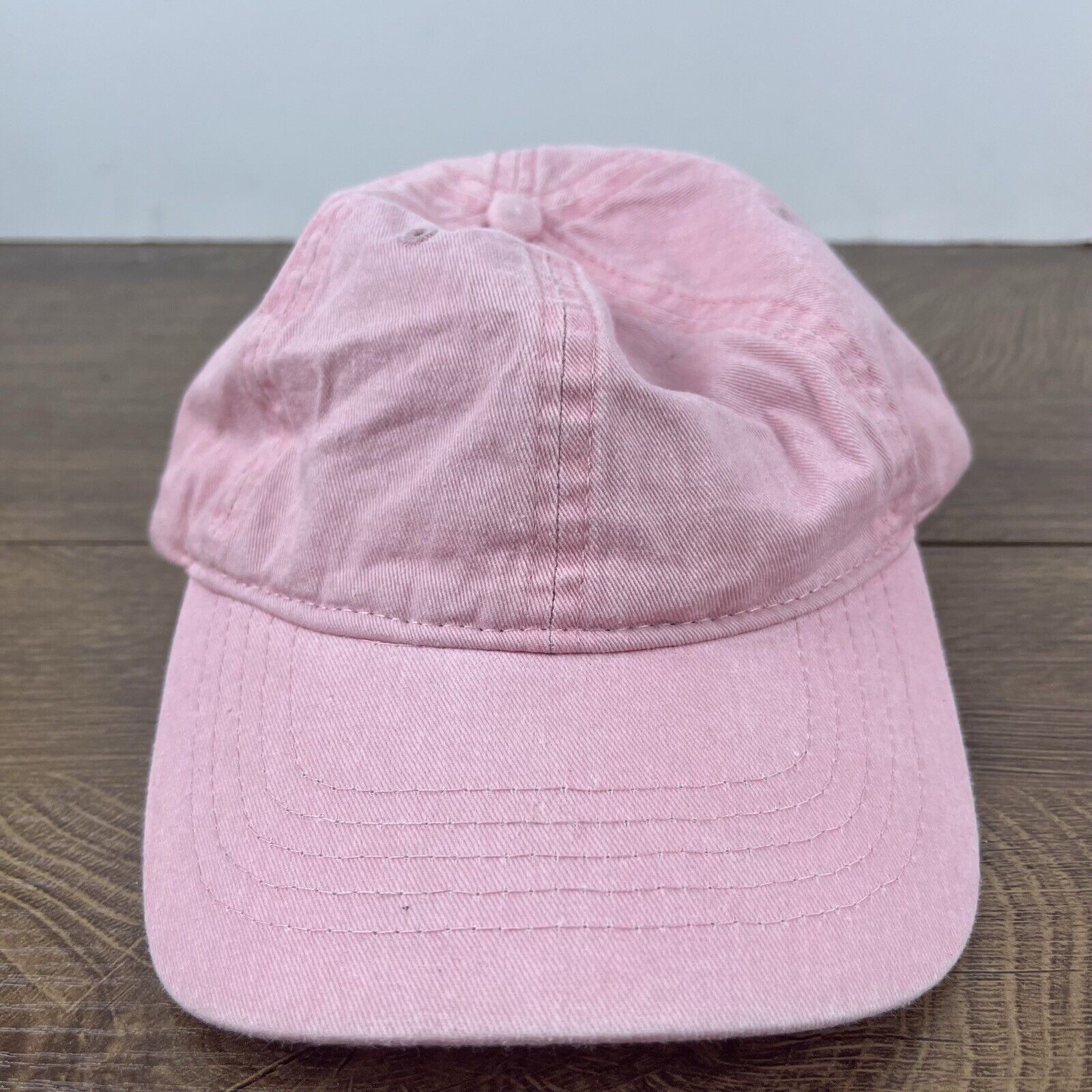 Other Plain Pink Hat Pink Cap Adjustable Pink Adult Size Hat Size ONE SIZE - 4 Thumbnail