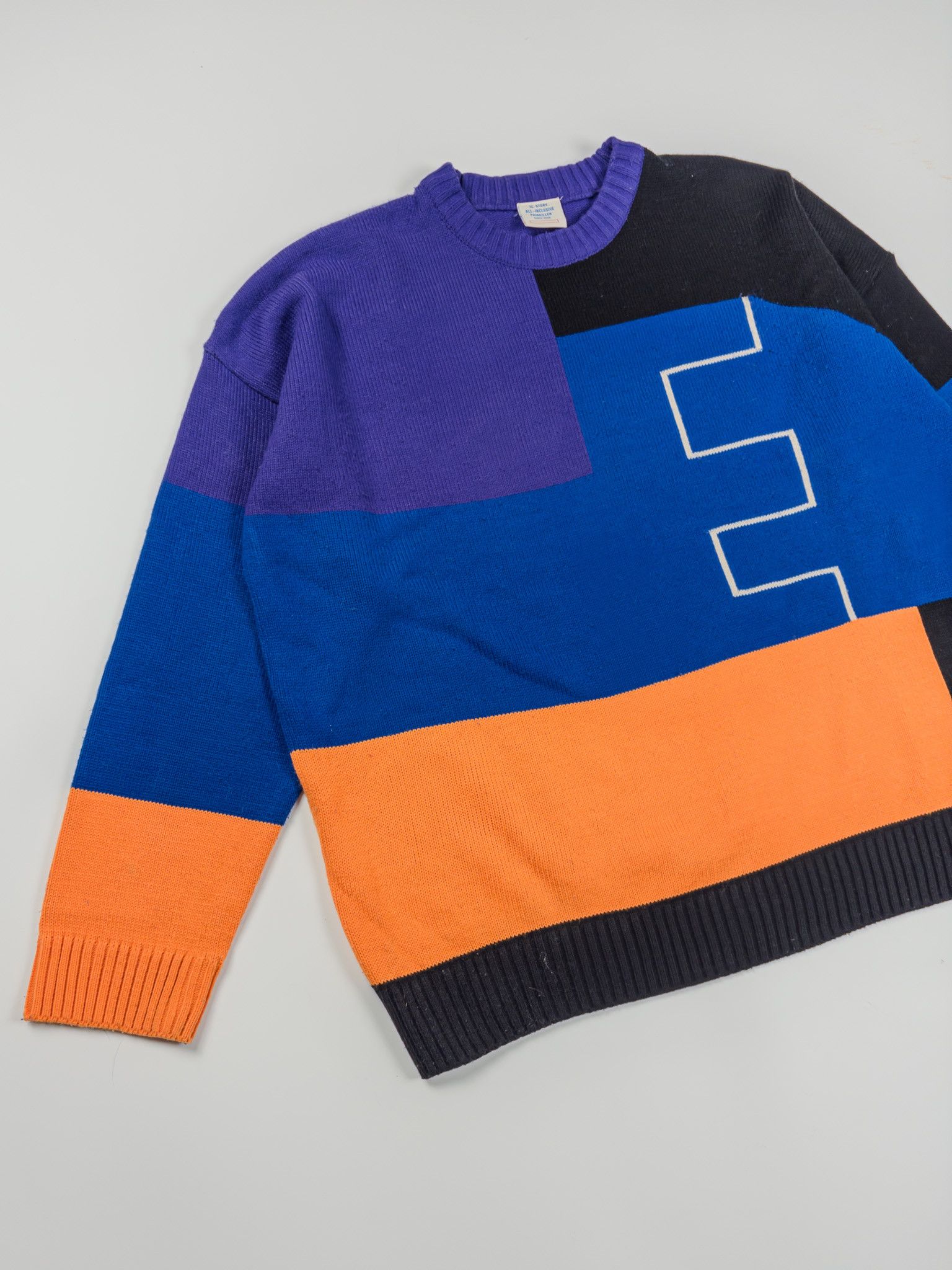 Other Ic. Story Korea Colorblock Oversized Sweater Size US M / EU 48-50 / 2 - 3 Thumbnail