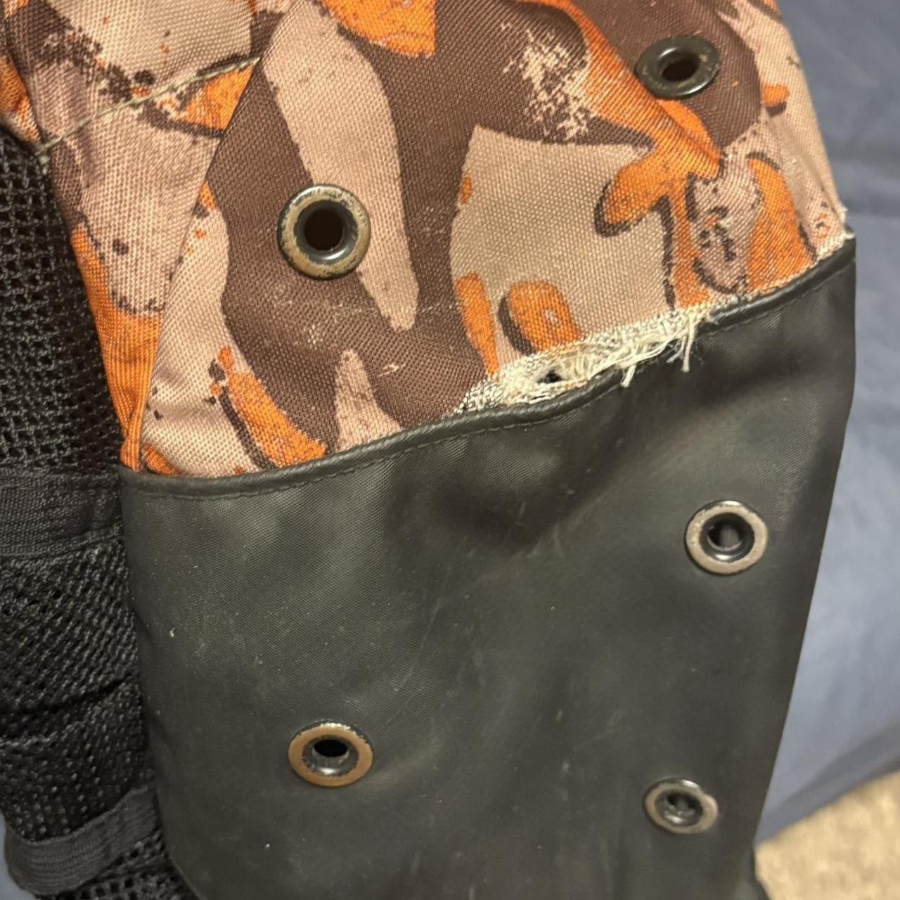 Oakley Vintage Y2K Oakley Icon Camo Orange Software Backpack RARE Size ONE SIZE - 8 Thumbnail
