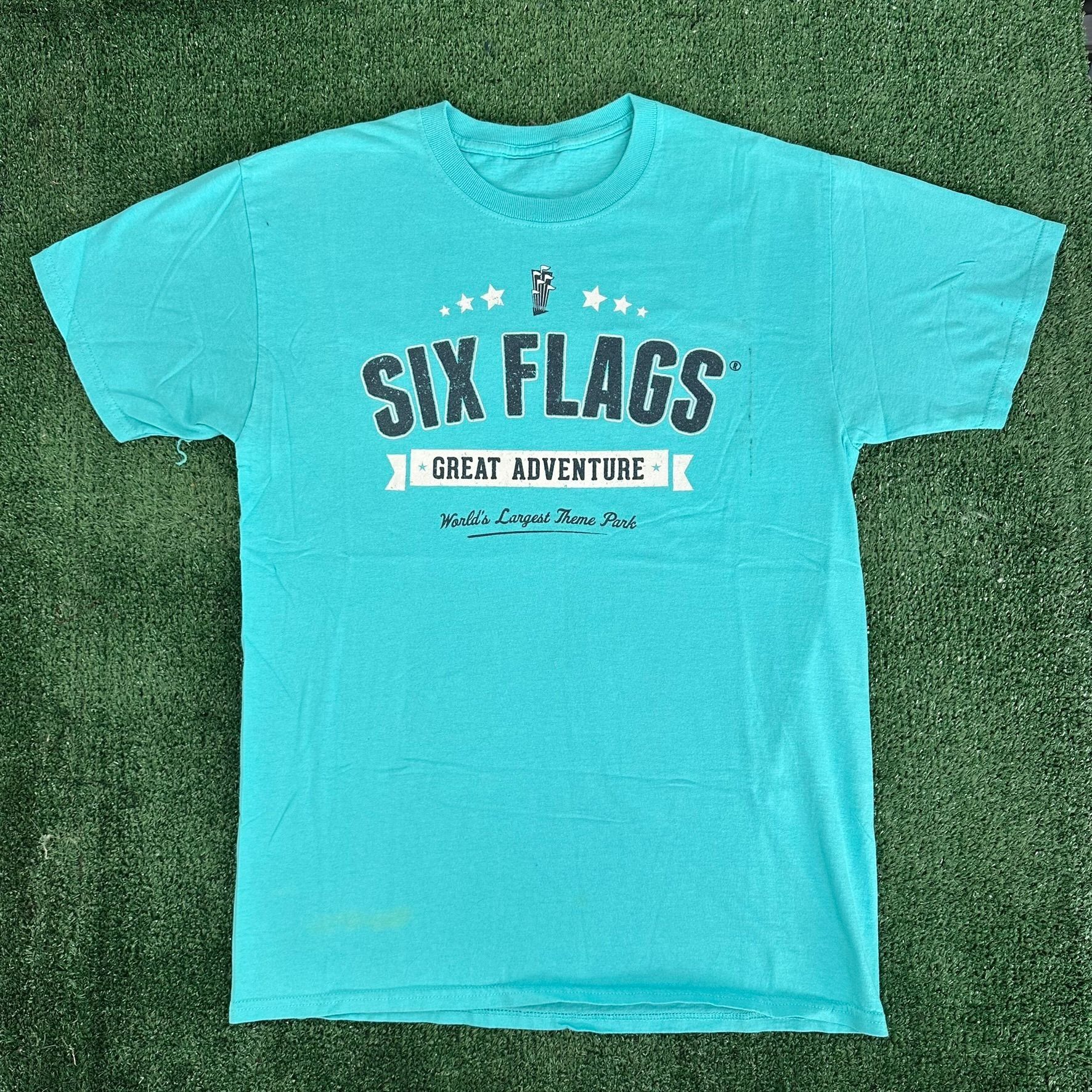 Vintage Vintage Y2K Six Flag Great Adventure T-Shirt Theme Park Tee Size US M / EU 48-50 / 2 - 1 Thumbnail