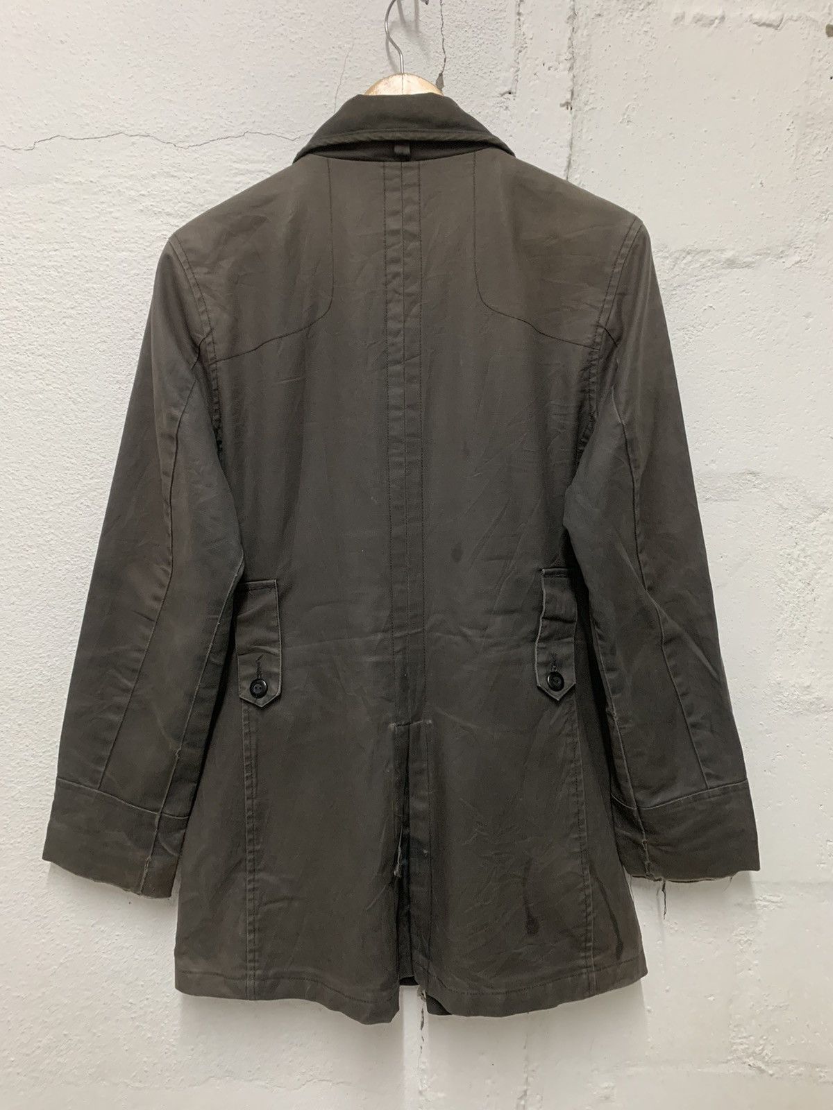 G-Star Vintage G Star Raw Distressed Tranch Jacket Coat Size US M / EU 48-50 / 2 - 4 Thumbnail