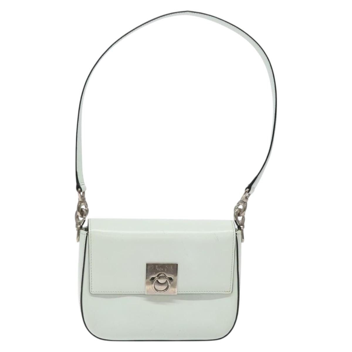Celine CELINE Shoulder Bag Leather Peppermint Silver Size ONE SIZE - 2 Thumbnail