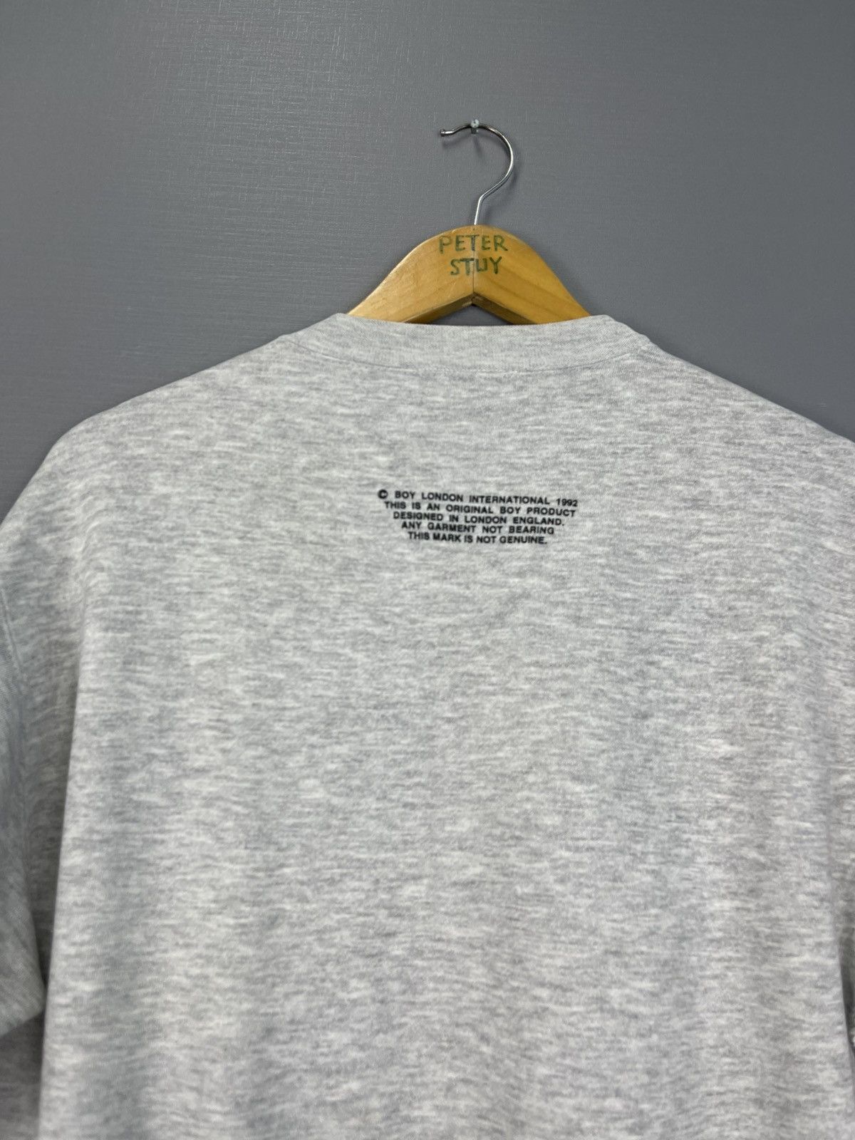 Vintage Vintage 90s Boy London Sweatshirt Size US L / EU 52-54 / 3 - 9 Thumbnail