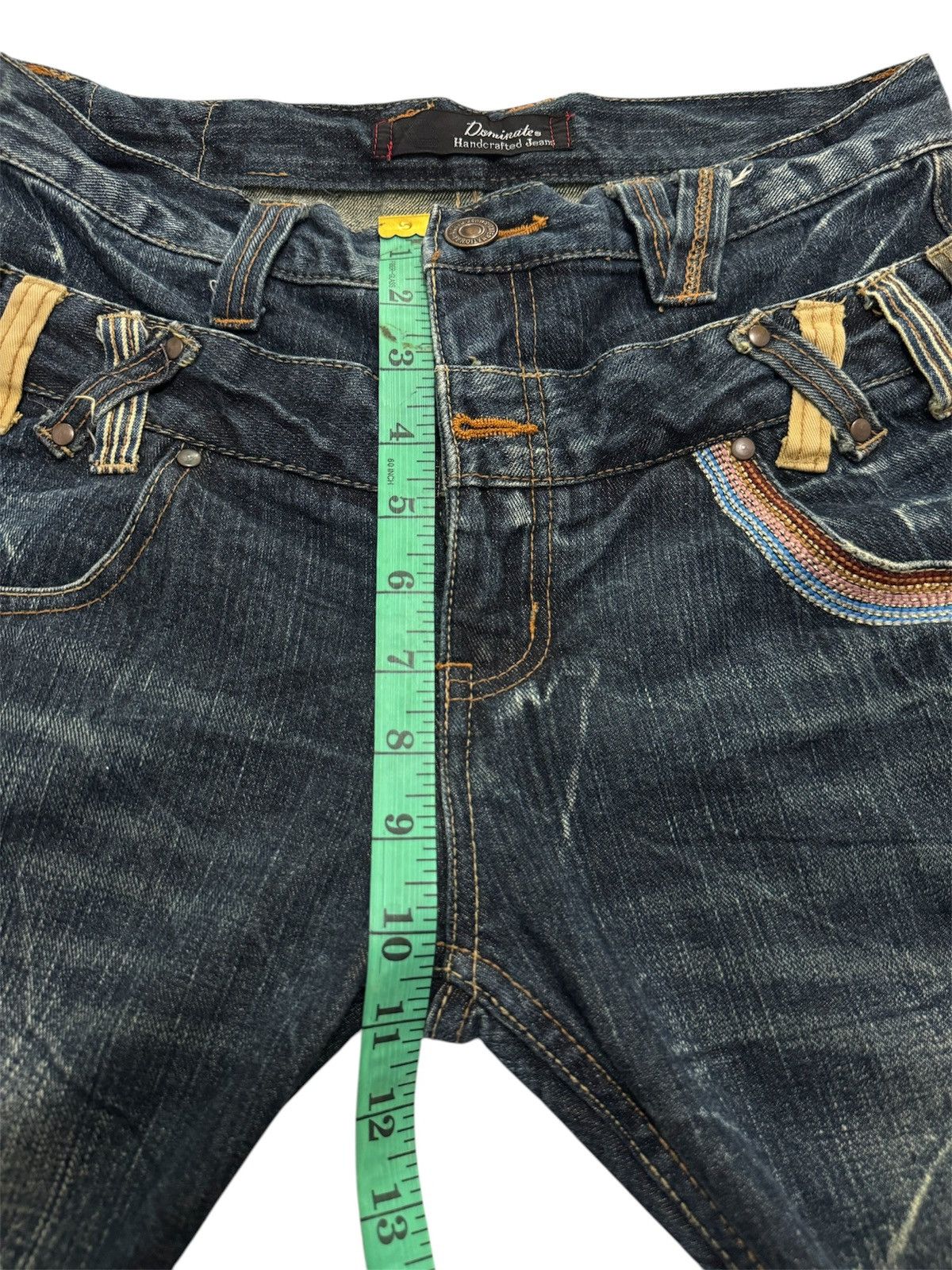 Japanese Brand JAPANESE DESIGN DOMINATE PUNK STYLE CURVED DISTRESSED JEANS Size US 28 / EU 44 - 20 Thumbnail