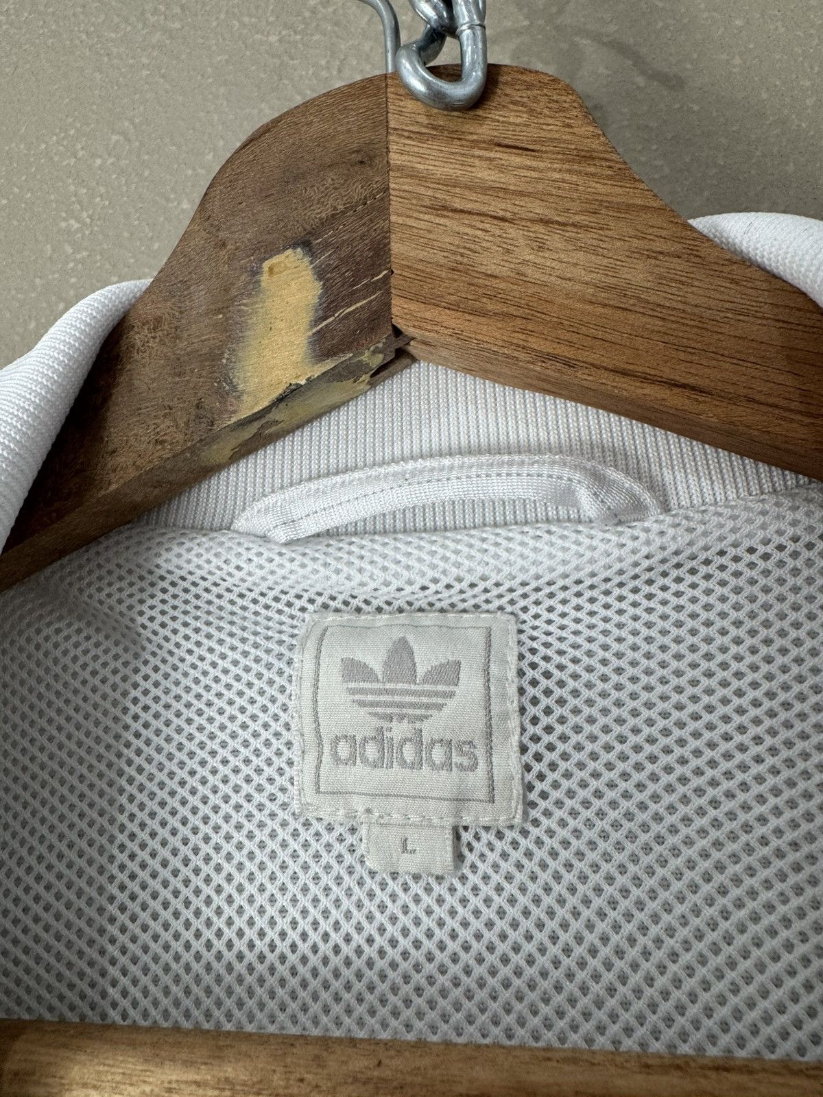Adidas Vintage 00s Adidas Track Top Zip Rare Casual Hype Size US L / EU 52-54 / 3 - 3 Thumbnail