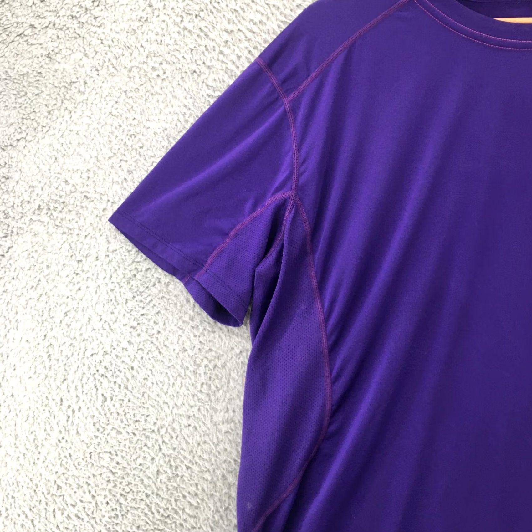 Nike Nike Dri Fit T-Shirt Womens XL Purple Short Sleeve Pullover Crew Neck Fitted Size XL / US 12-14 / IT 48-50 - 3 Thumbnail