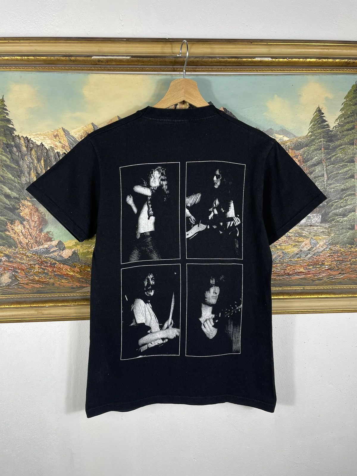 Led Zeppelin × Vintage Vintage Retro Y2K Led Zeppelin T-shirts Band Tee Rock Metal Size US S / EU 44-46 / 1 - 2 Thumbnail