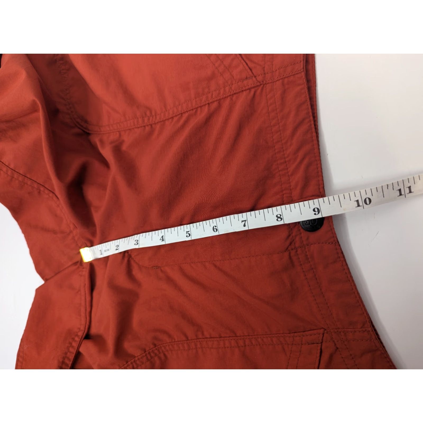 Mountain Hardwear VINTAGE? No — Mountain Hardwear Womens Hiking Pants Size 8 Orange Capri Crop Nylon Travel Pant Size 30" / US 8 / IT 44 - 7 Thumbnail