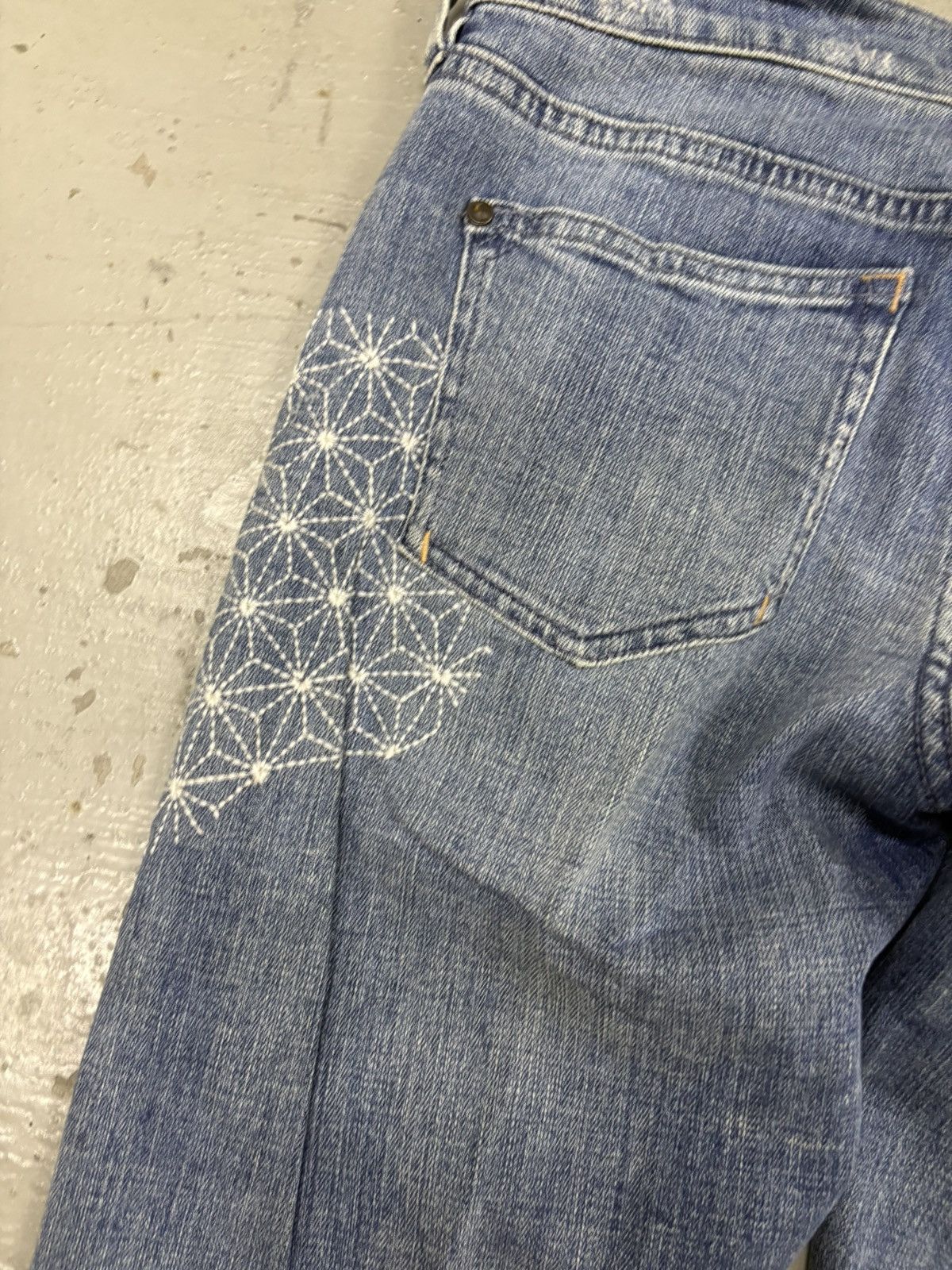 Kapital Kapital Kountry Inspired sashiko patchwork distressed Jeans Size US 28 / EU 44 - 8 Thumbnail