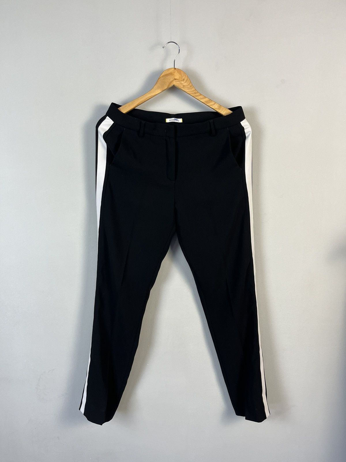 Iceberg Iceberg Luxury Stripes Nylon Pants Trousers Size 28" / US 6 / IT 42 - 1 Thumbnail