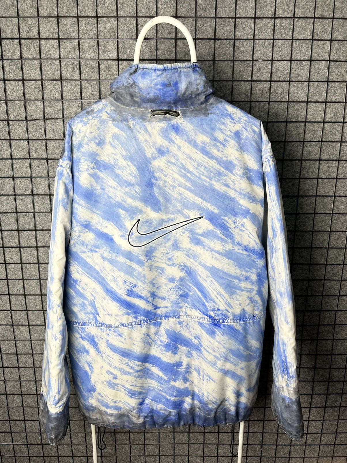 Vintage Nike Reversible All Over Print Swoosh Logo Jacket Size L Size US L / EU 52-54 / 3 - 1 Thumbnail