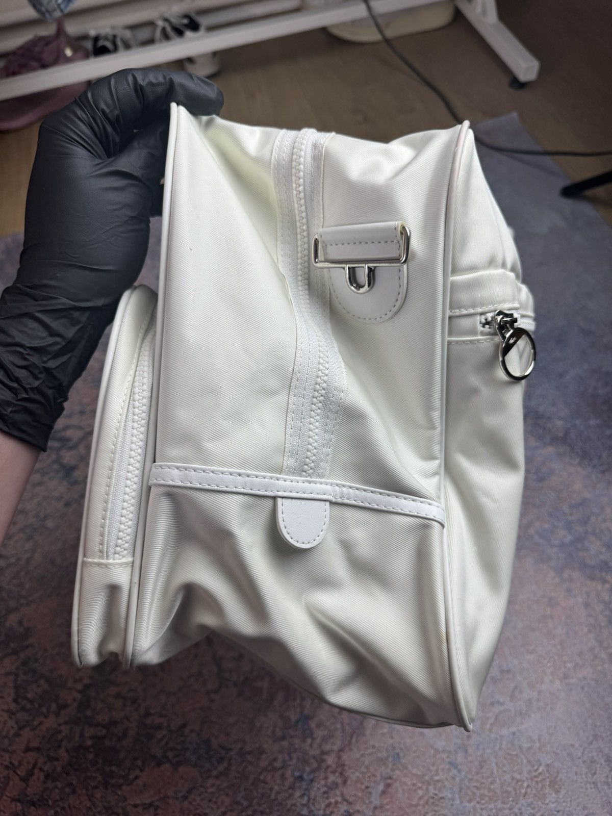 Lacoste Lacoste Duffle Bag Gym Bag Classy Weekender Holdall Luggage Size ONE SIZE - 11 Thumbnail
