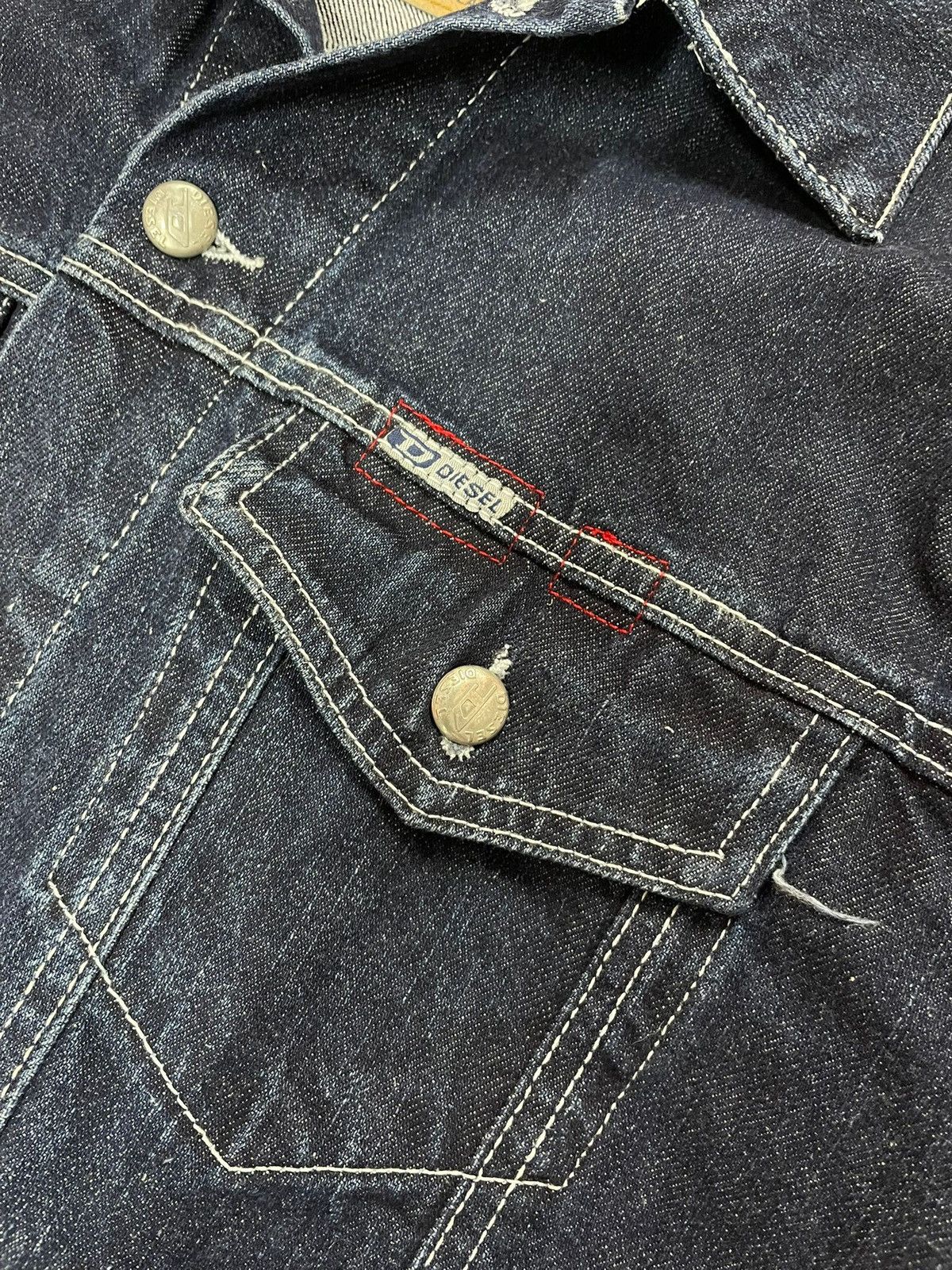 Diesel 90’s Vintage DIESEL Denim Jacket Size US L / EU 52-54 / 3 - 7 Thumbnail