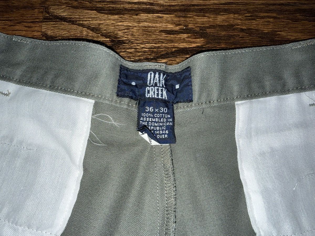 Ralph Lauren Oak Creek Vintage 90s Green Pleated Khaki Dress Pant 36x30 Size US 36 / EU 52 - 3 Thumbnail