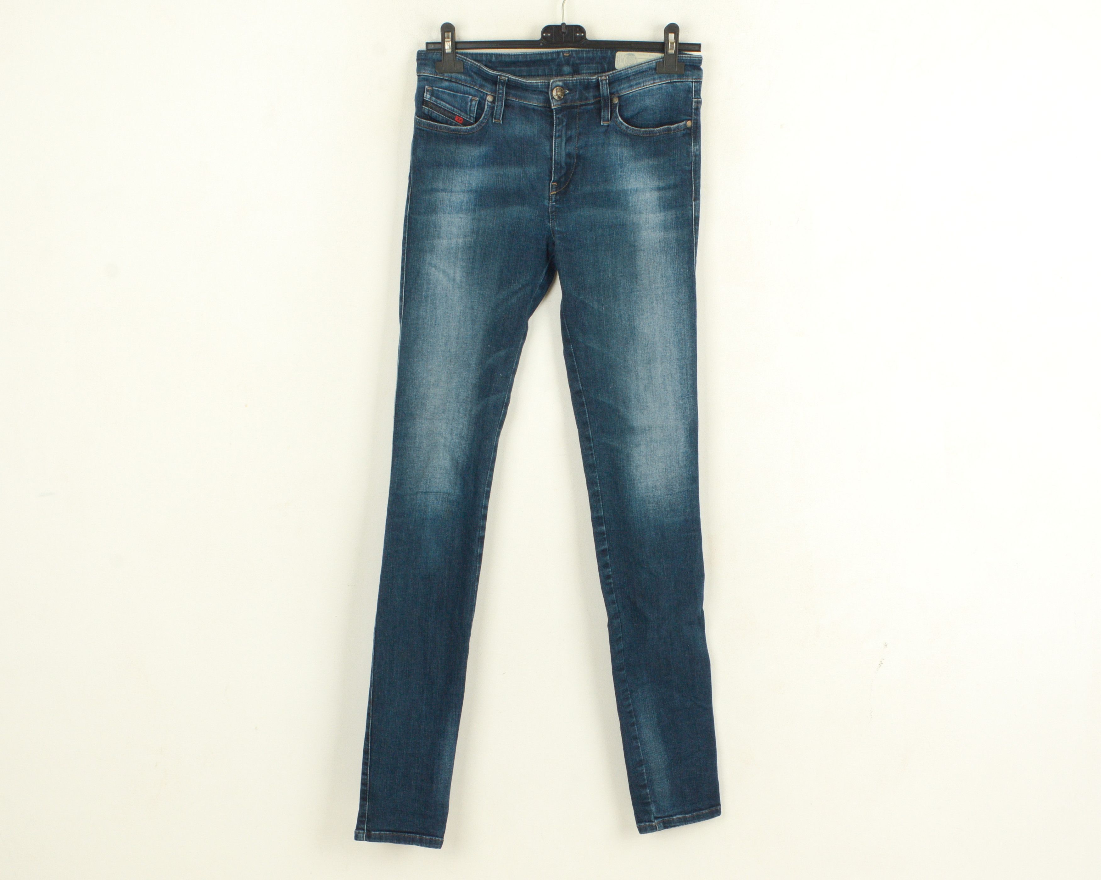 Diesel Skinzee Super Slim Skinny Women W28 L34 Regular Jeans Pants Size 28" / US 6 / IT 42 - 1 Thumbnail