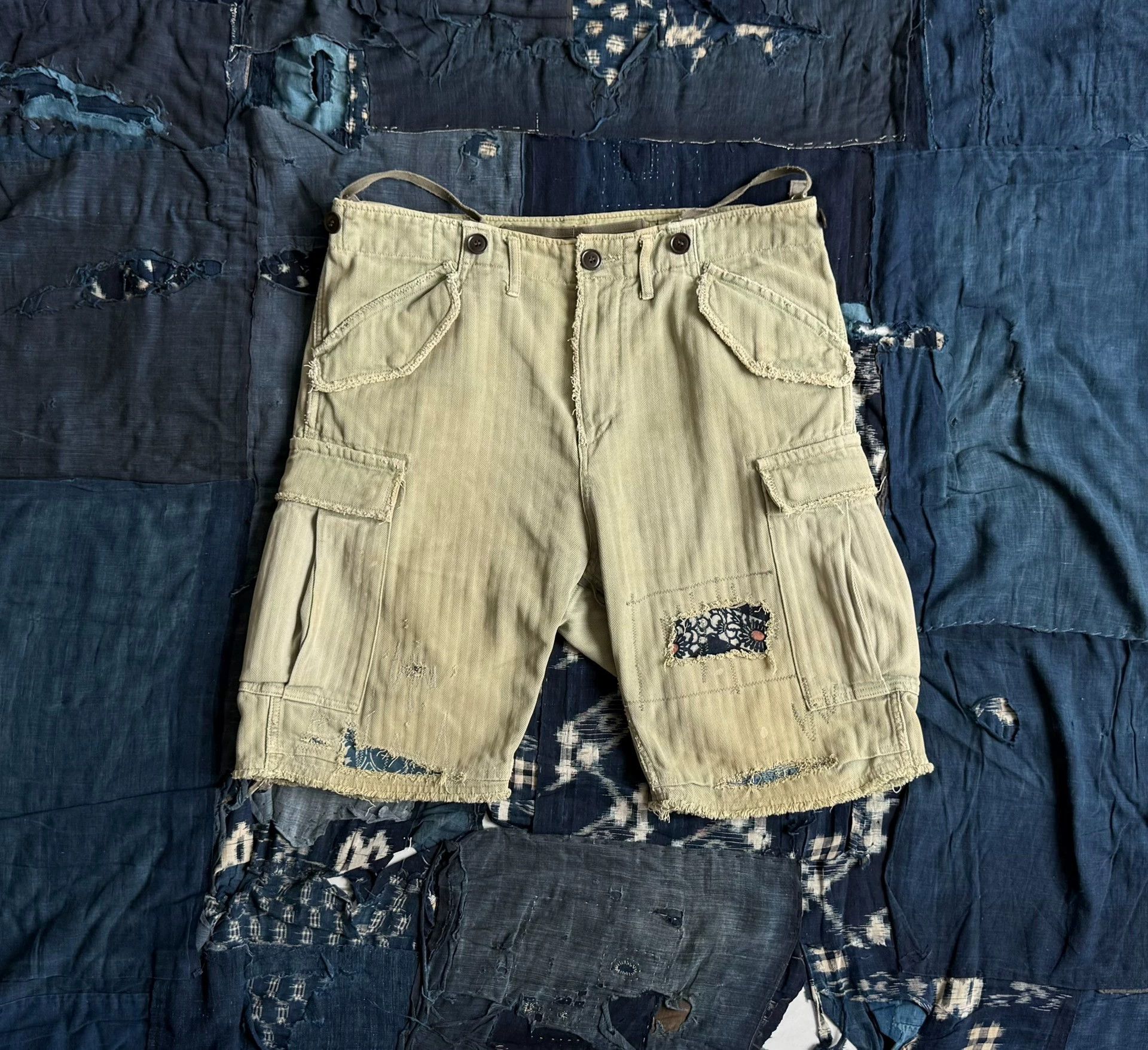 Visvim VISVIM 20SS ICT JUMBO EIGER SANCTION SHORTS LT GREEN Size US 30 / EU 46 - 1 Thumbnail