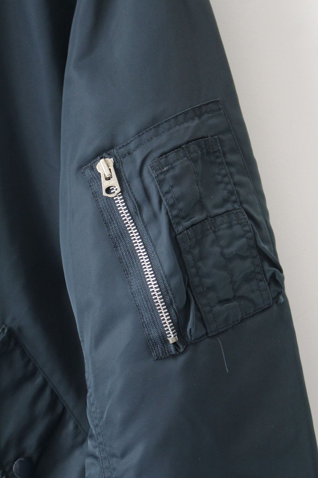 Vintage 2000S JAPANESE MADE MA-1 FLIGHT BOMBER JACKET – TEAL NAVY Size US L / EU 52-54 / 3 - 5 Thumbnail