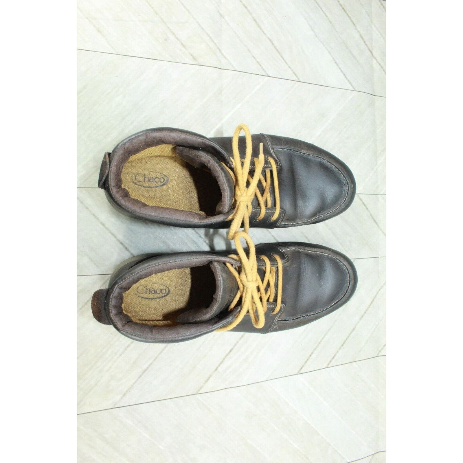 Chaco × Leather Chaco Men's Leather Waterproof Ankle Chukka Boots Size US 8.5 / EU 41-42 - 7 Thumbnail