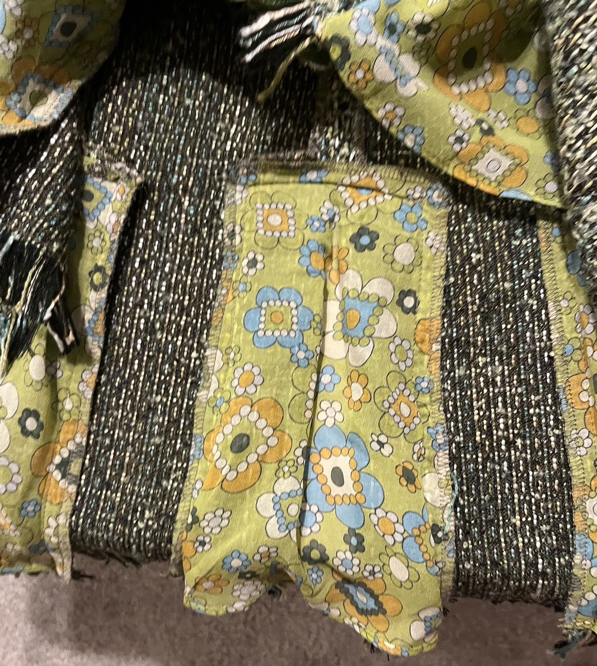 Dolce & Gabbana Dolce & Gabbana Tweed Multi Color Pleated mini skirt Size 30" / US 8 / IT 44 - 6 Thumbnail