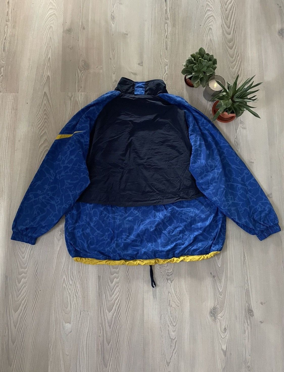 Nike × Vintage Nike Vintage Nylon Y2K Drill Jacket Size US XL / EU 56 / 4 - 3 Thumbnail