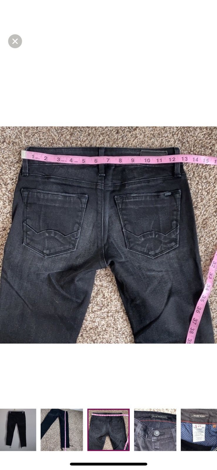 Cult Of Individuality Cult of individuality black teaser skinny jeans Size 24" / US 00 / IT 34 - 5 Thumbnail