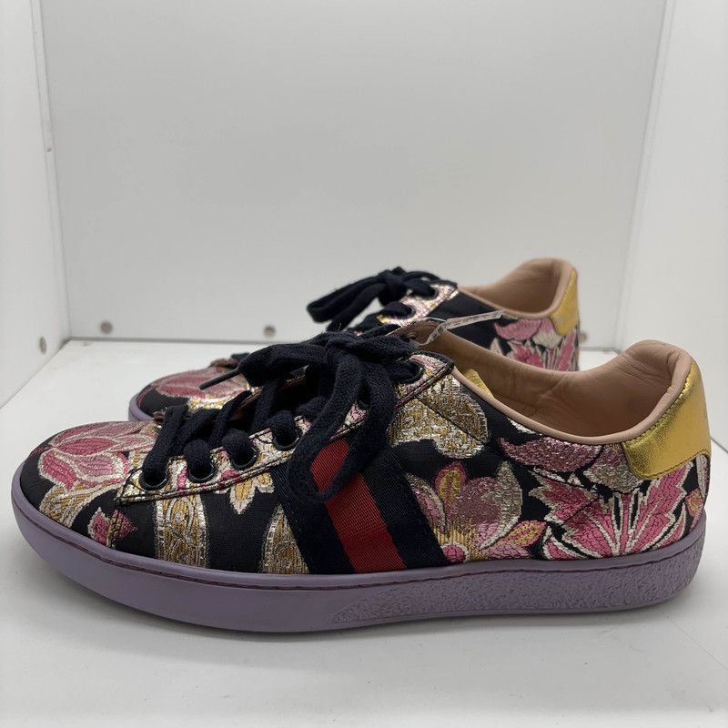 Gucci Multicolor Embroidered Sneakers