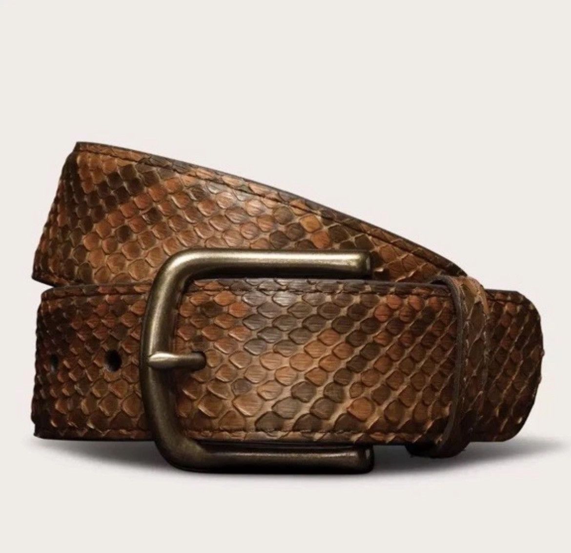 Other × Tecovas New Tecovas Men Brown Genuine Leather Belt Size 42 With Bag Size 42 - 1 Thumbnail
