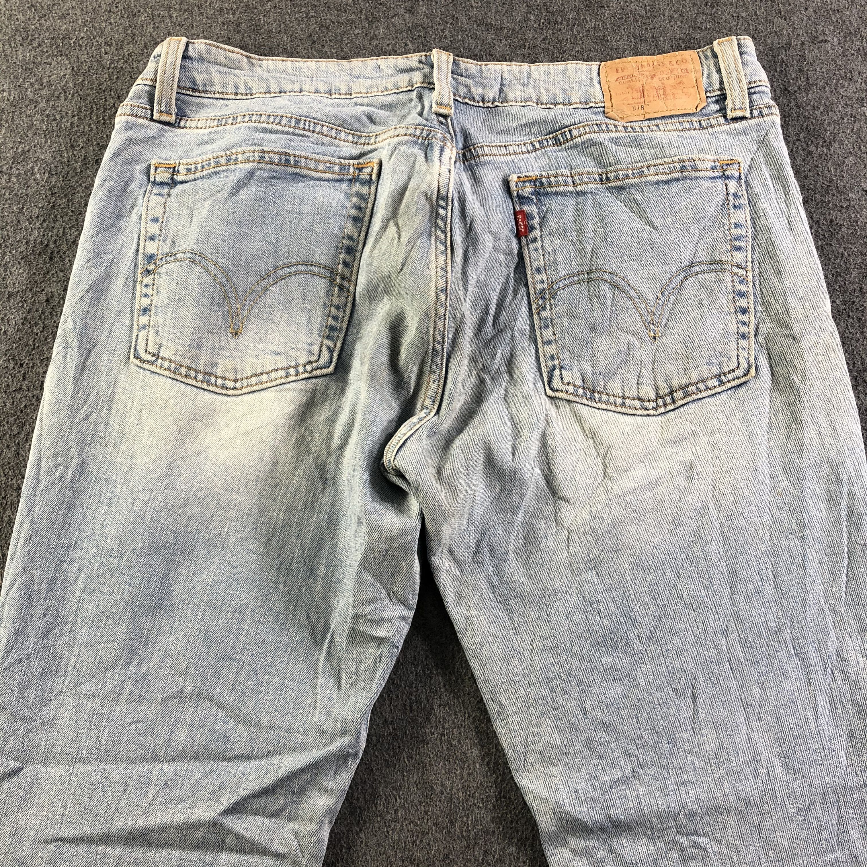 Levi's Vintage Light Wash Levis 518 Jeans-J4080 Size US 35 - 4 Thumbnail