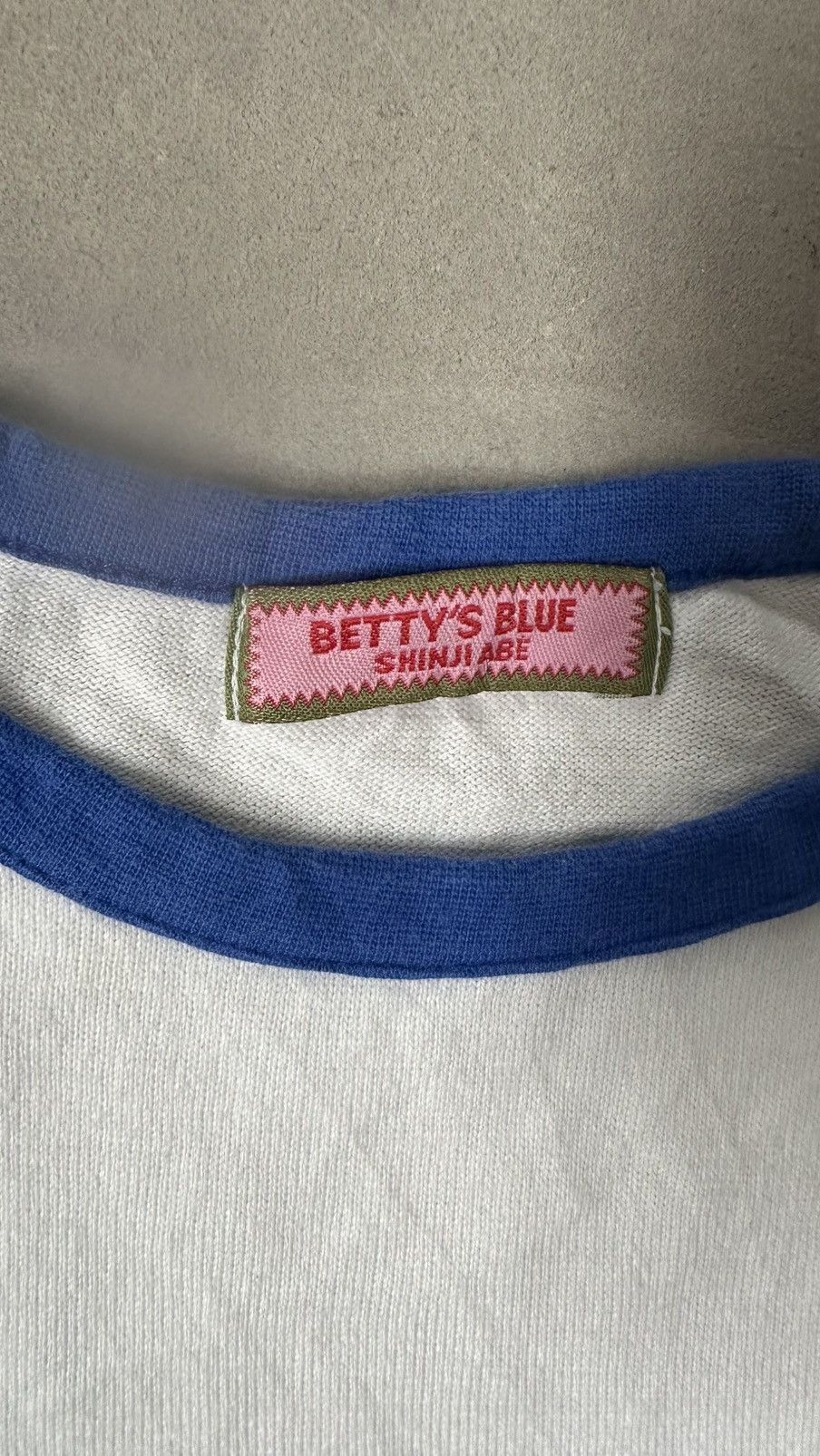 Japanese Brand VINTAGE BETTY BLUE HYSTERIC INSPIRED RAGLAN TEE Size US S / EU 44-46 / 1 - 4 Thumbnail