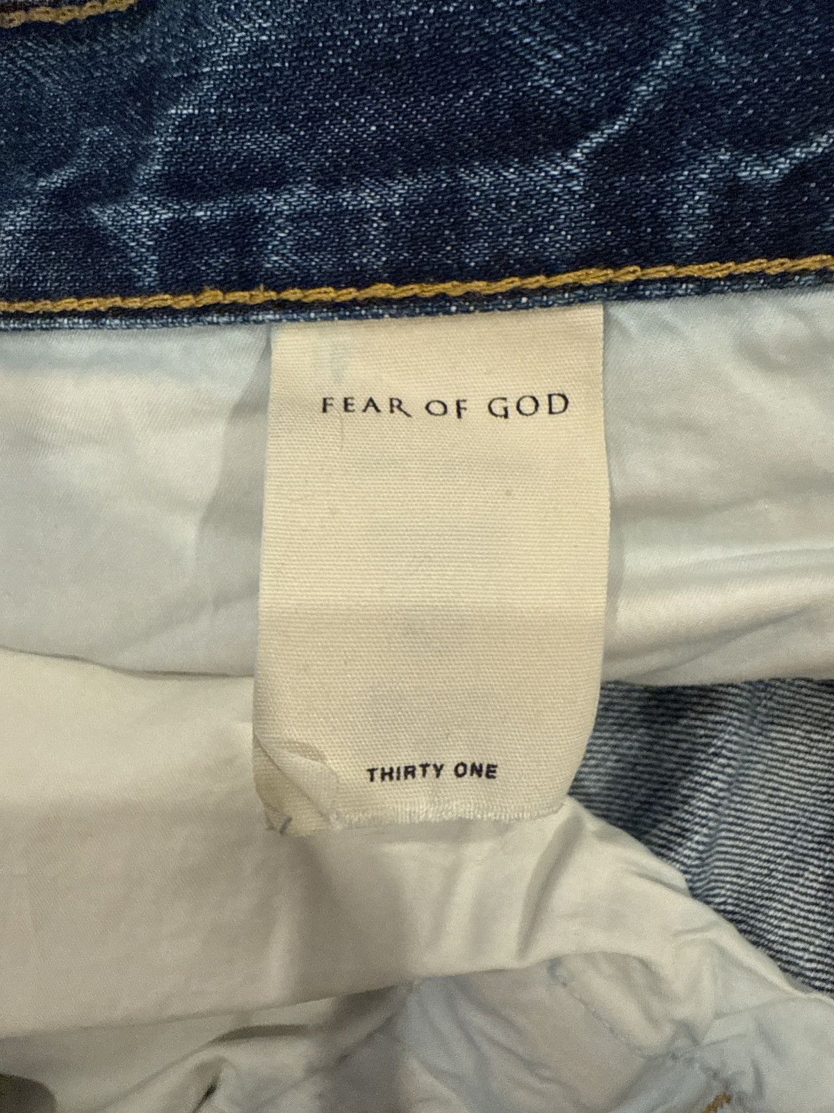Fear of God Vintage Fear of God Selvedge Skinny Jeans Size US 31 - 9 Thumbnail