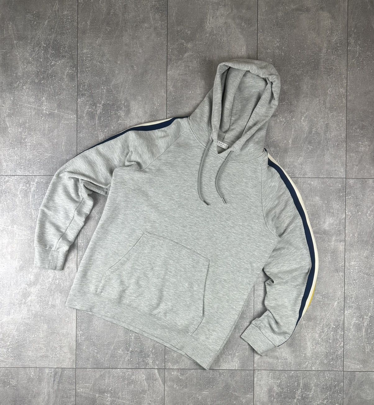 Sandro Sandro Mens Luxury Lampas Silver Pullover Hoodie Size US M / EU 48-50 / 2 - 2 Thumbnail