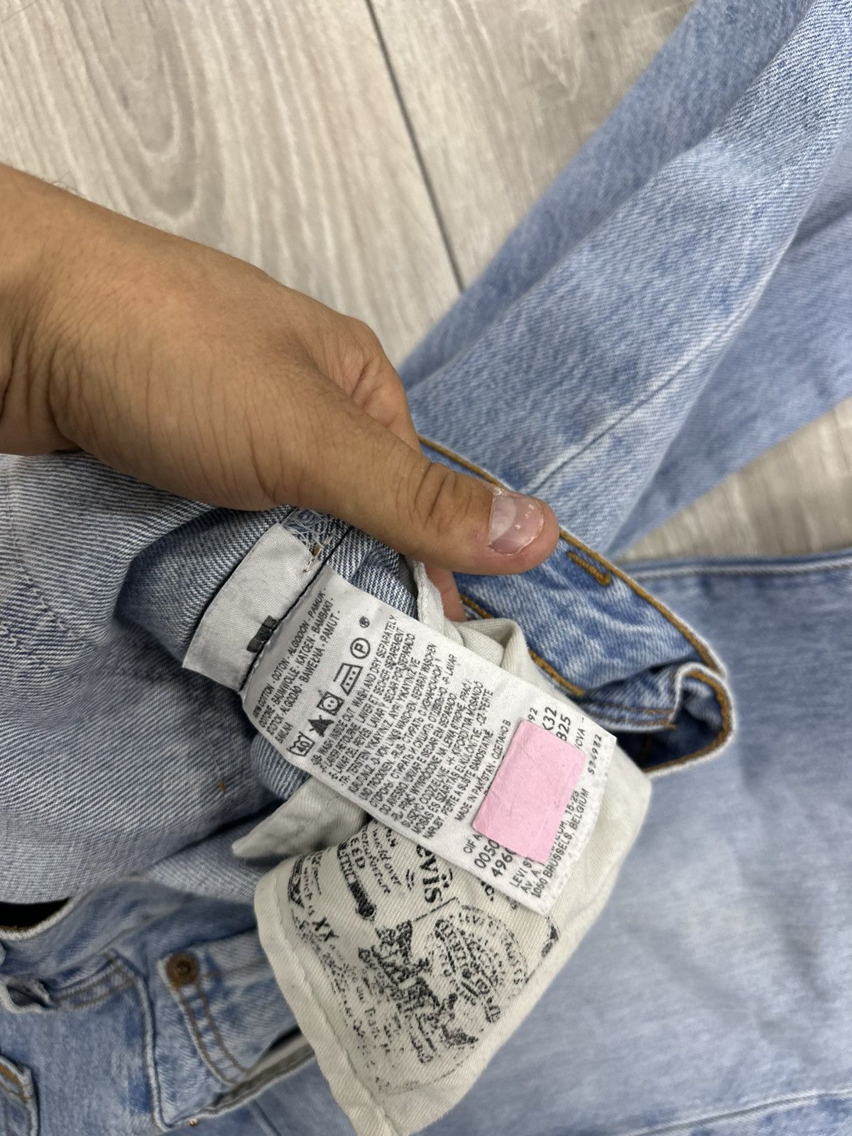 Levi's Levis 501 Baggy Wide Jeans 90s Streetwear Style Size US 32 / EU 48 - 7 Thumbnail