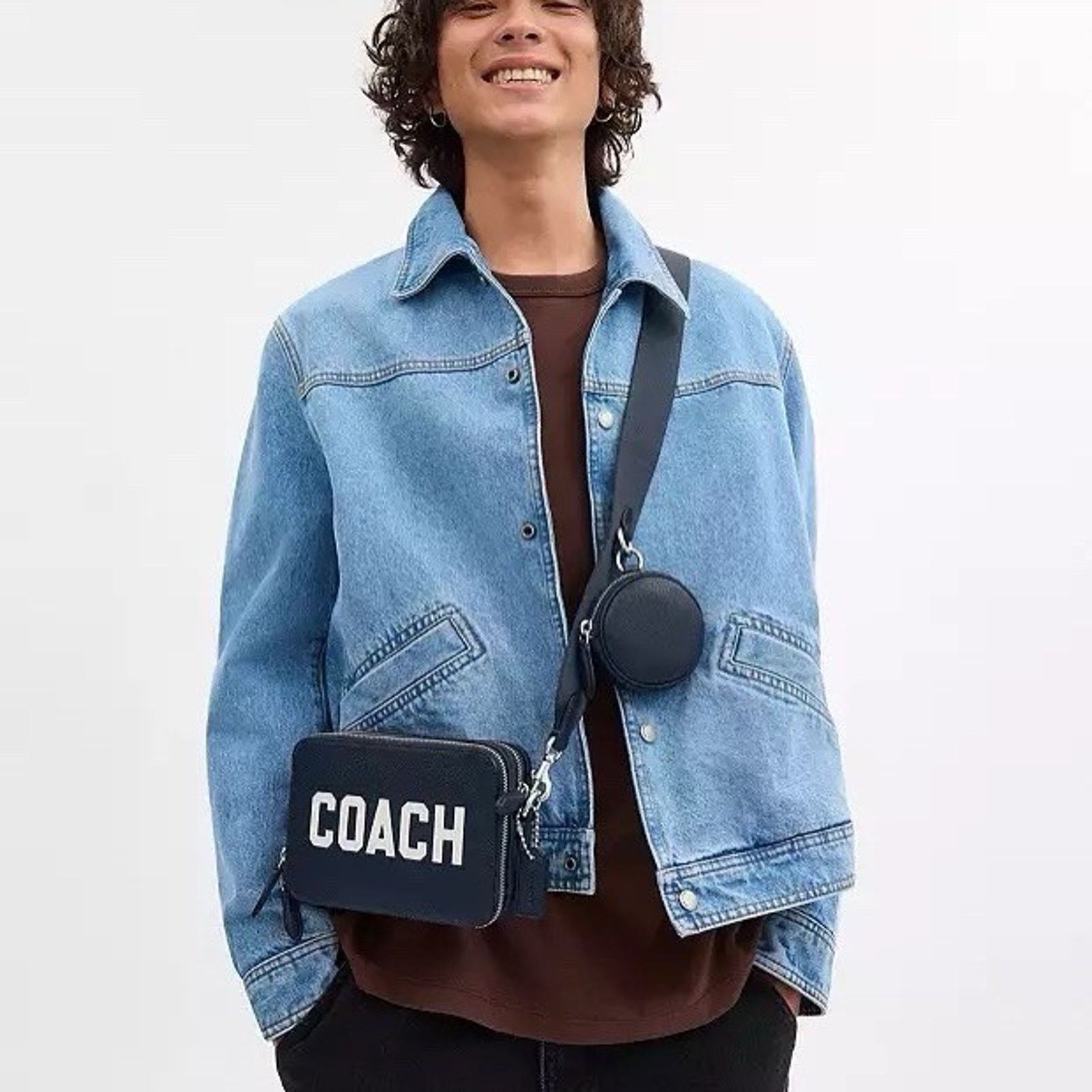 Coach NWT Coach men's Dark Navy Charter Crossbody Bag 19 CP270 Size ONE SIZE - 9 Thumbnail