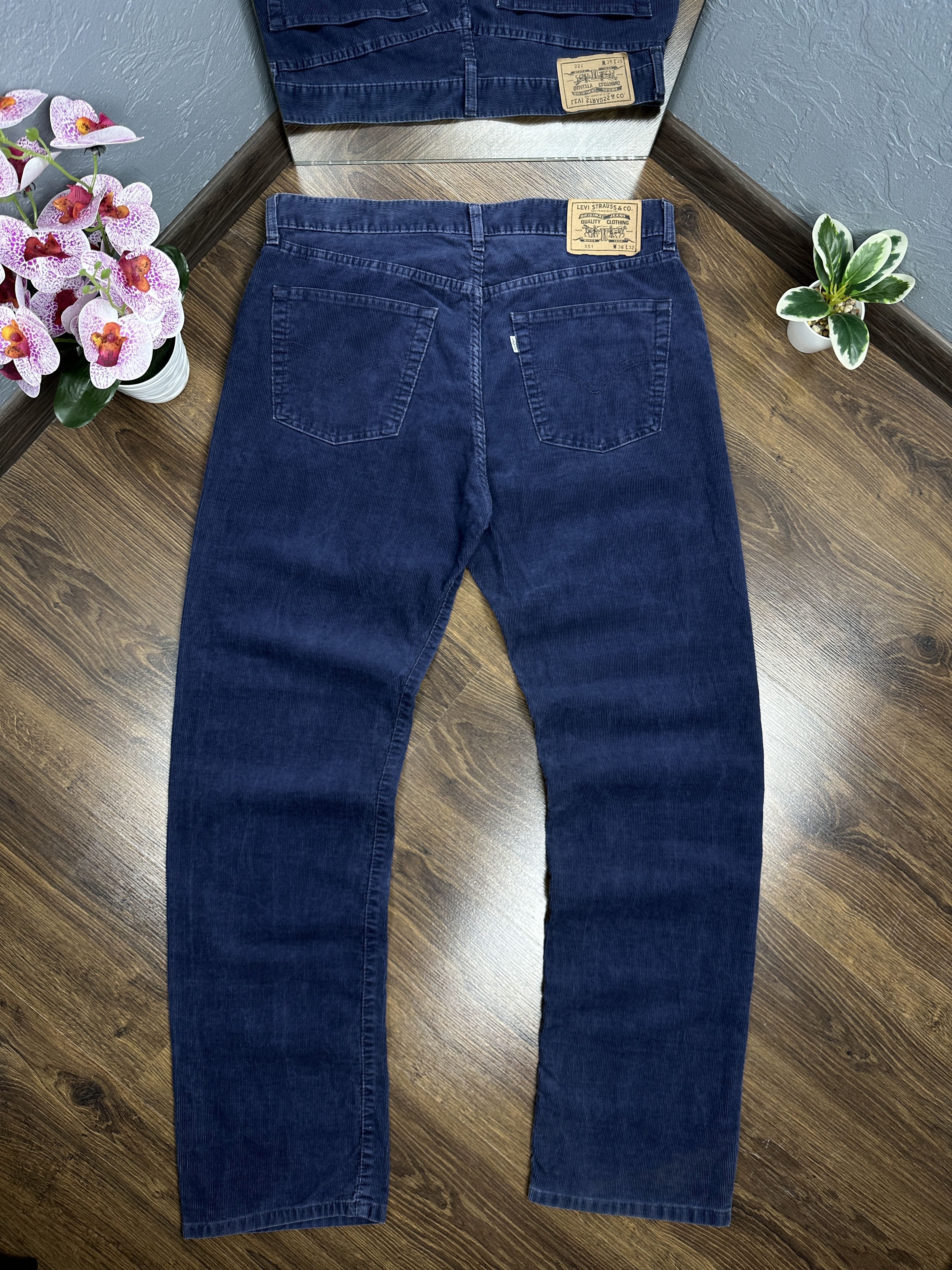 Levi's × Levi's Vintage Clothing Levi's 551 Vintage Mens Corduroy Denim Pants Size US 36 / EU 52 - 1 Thumbnail