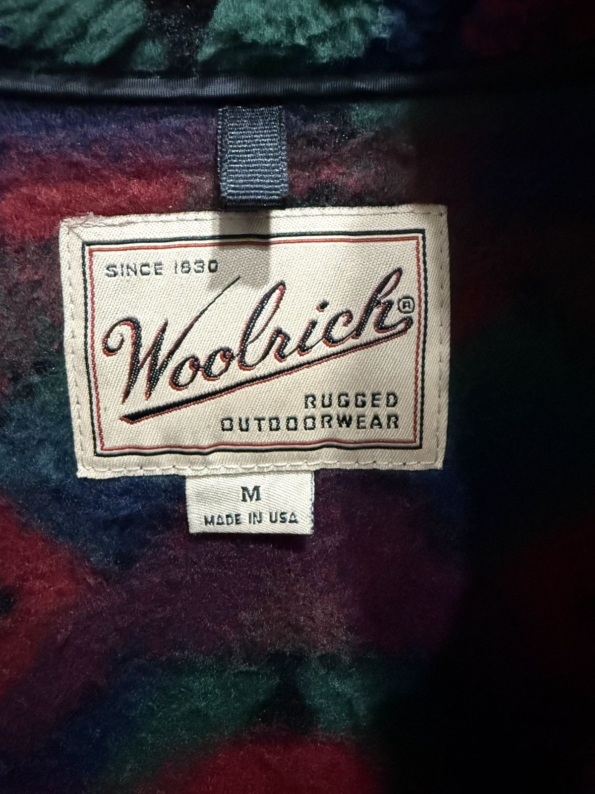Woolrich Woolen Mills Vintage Woolrich Pull Over Sherpa Fleece Front Pocket Size US M / EU 48-50 / 2 - 9 Thumbnail