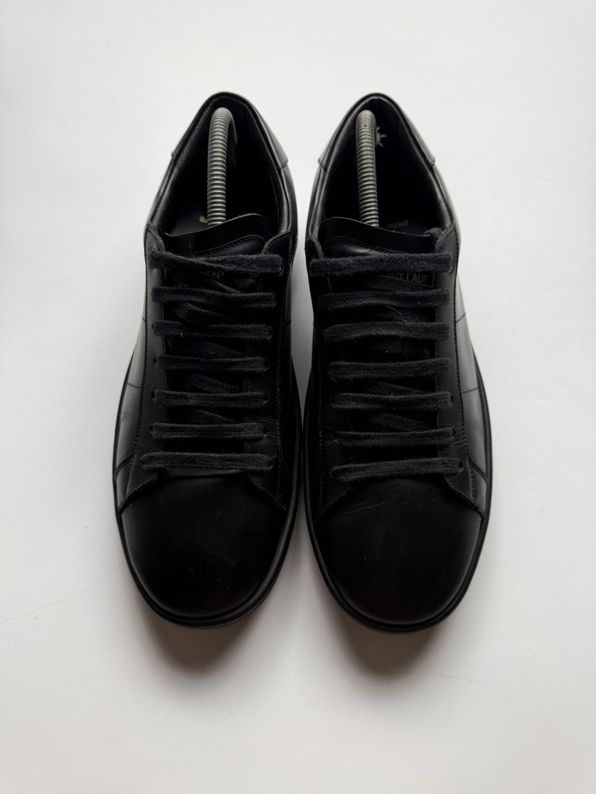 Saint Laurent Paris Saint Laurent Paris SL01 Triple Black Sneakers Size US 10 / EU 43 - 4 Thumbnail