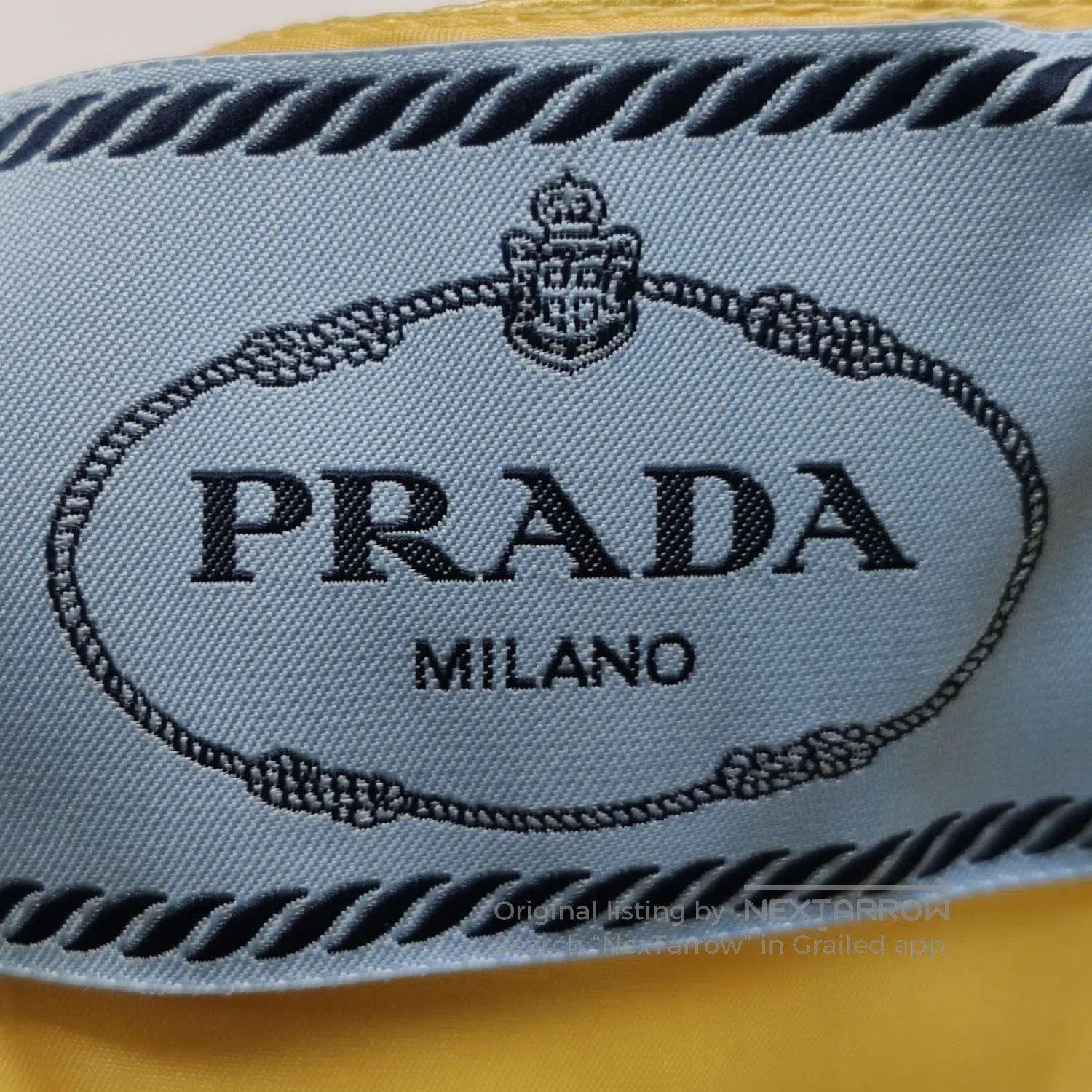 Prada Prada Gold Printed Satin Long Dress. Size XXS / US 00 / IT 34 - 3 Thumbnail