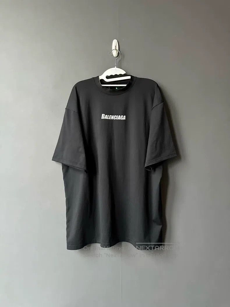 Balenciaga Balenciaga Mesh lettering short sleeve Size US S / EU 44-46 / 1 - 1 Thumbnail