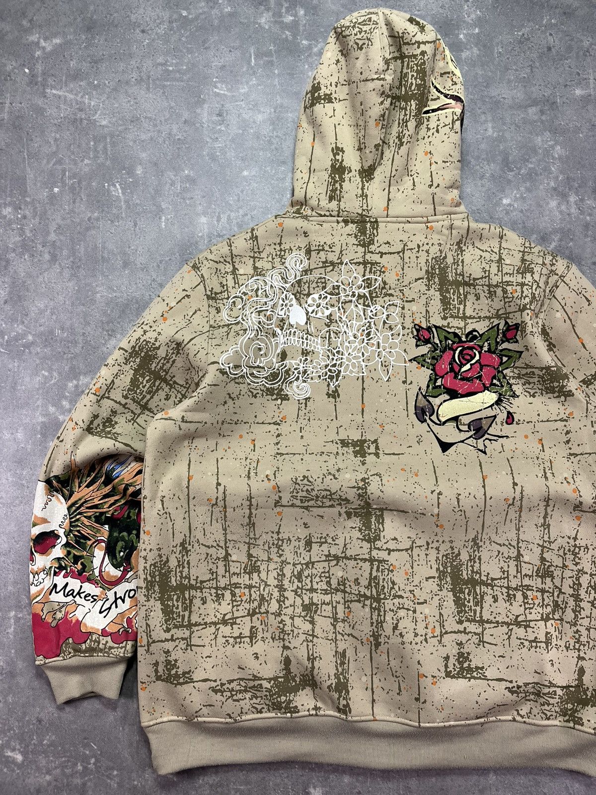 Southpole 00s Delf Baggy Printed AOP Skulls Zip Hoodie 4XL Imperious Size US XXL / EU 58 / 5 - 12 Thumbnail