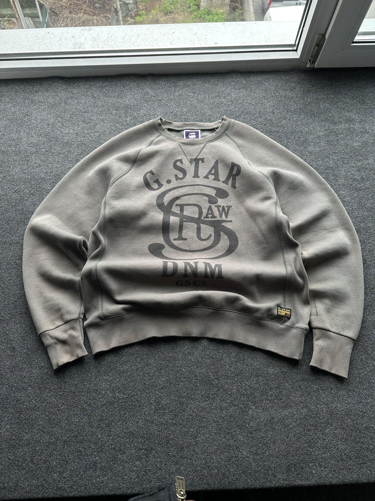 G-Star 🚨VINTAGE BIG LOGO G STAR RAW SWEATSHIRT RARE Size US XL / EU 56 / 4 - 2 Thumbnail