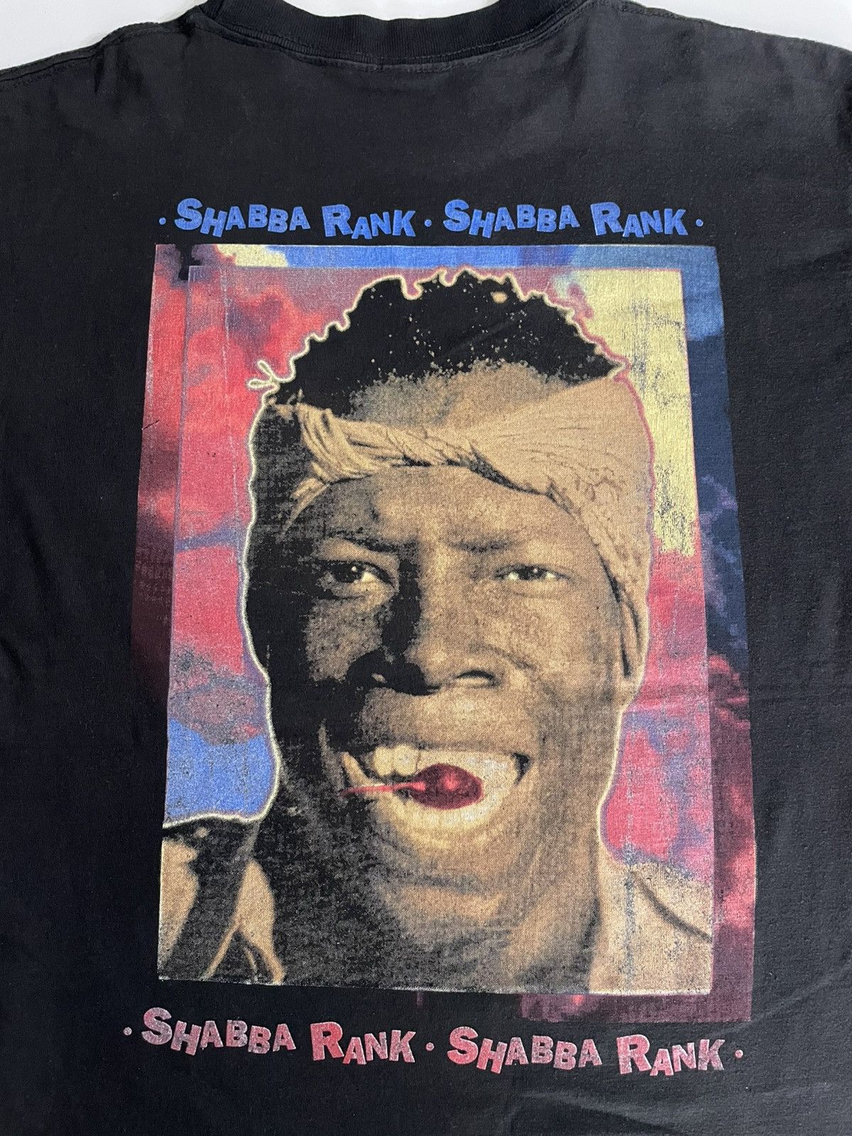 Rap Tees Rare Vintage Shabba Ranks Rap tee WuTang Snoop Dogg Gza Size US XL / EU 56 / 4 - 2 Thumbnail