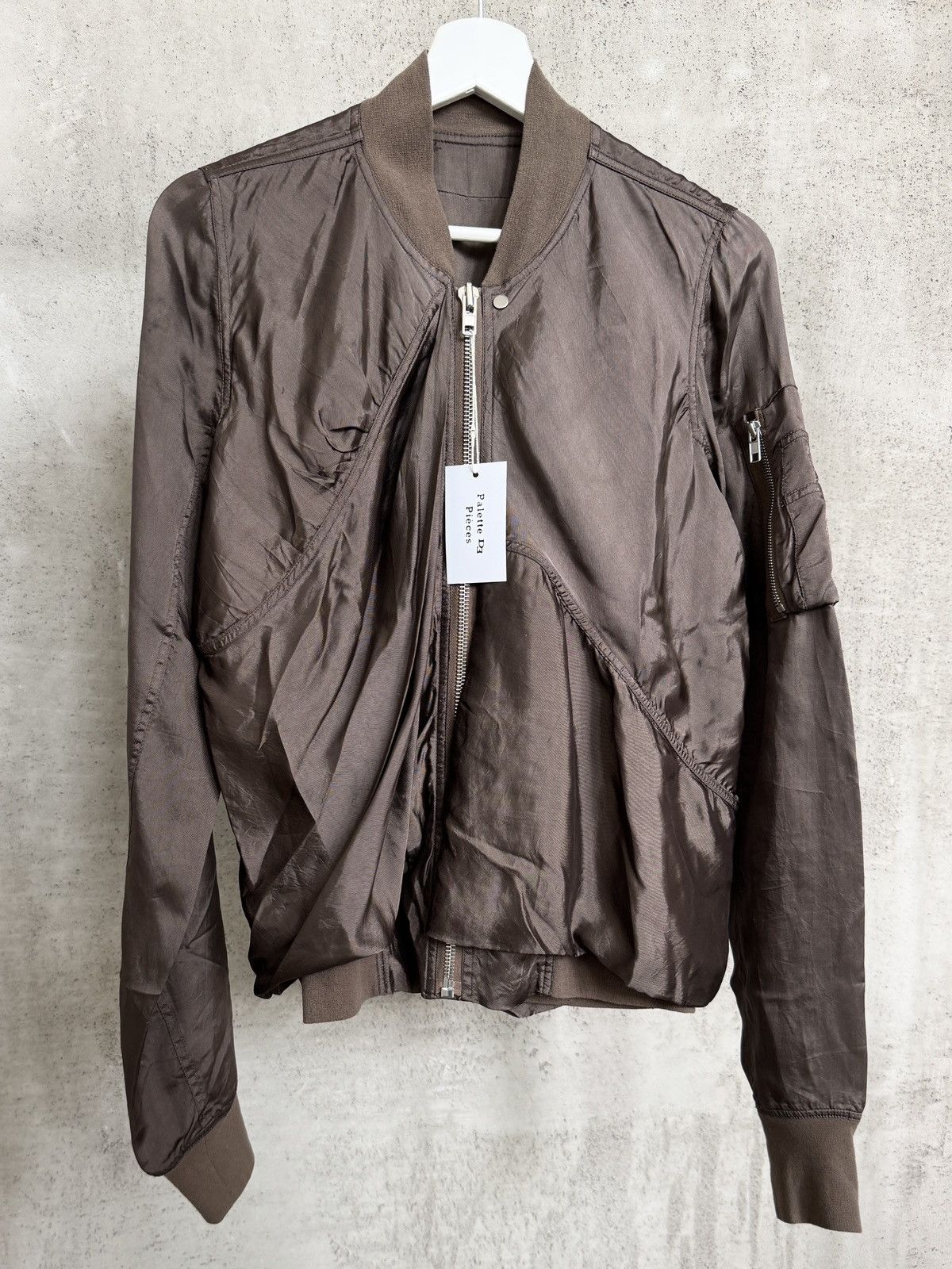Rick Owens Rick Owens Zipped Bomber Jacket SS16 "Cyclops" collection Size XS / US 0-2 / IT 36-38 - 4 Thumbnail