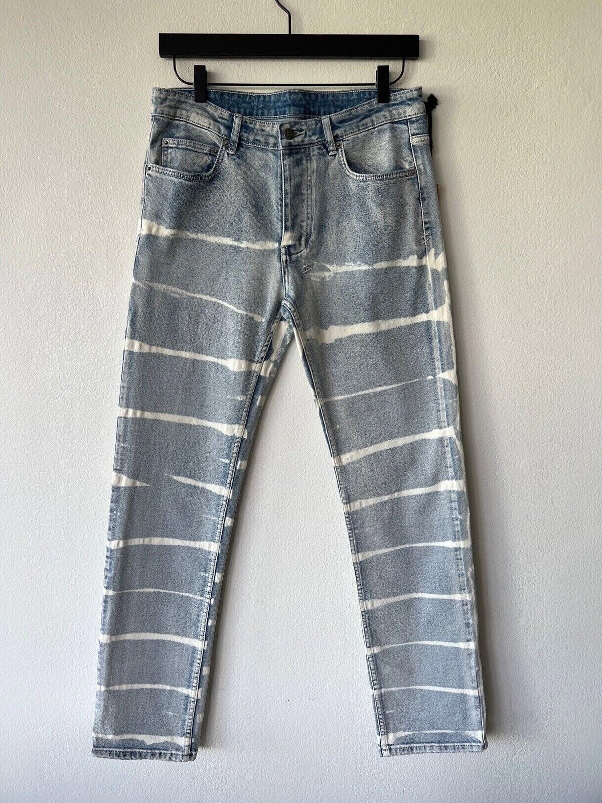 Ksubi new Ksubi mens denim jean hazlow 32 blue stripe elekrik Size US 32 / EU 48 - 1 Thumbnail