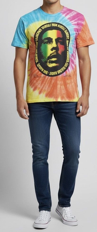 Band Tees BOB MARLEY 1998 Size US S / EU 44-46 / 1 - 2 Thumbnail