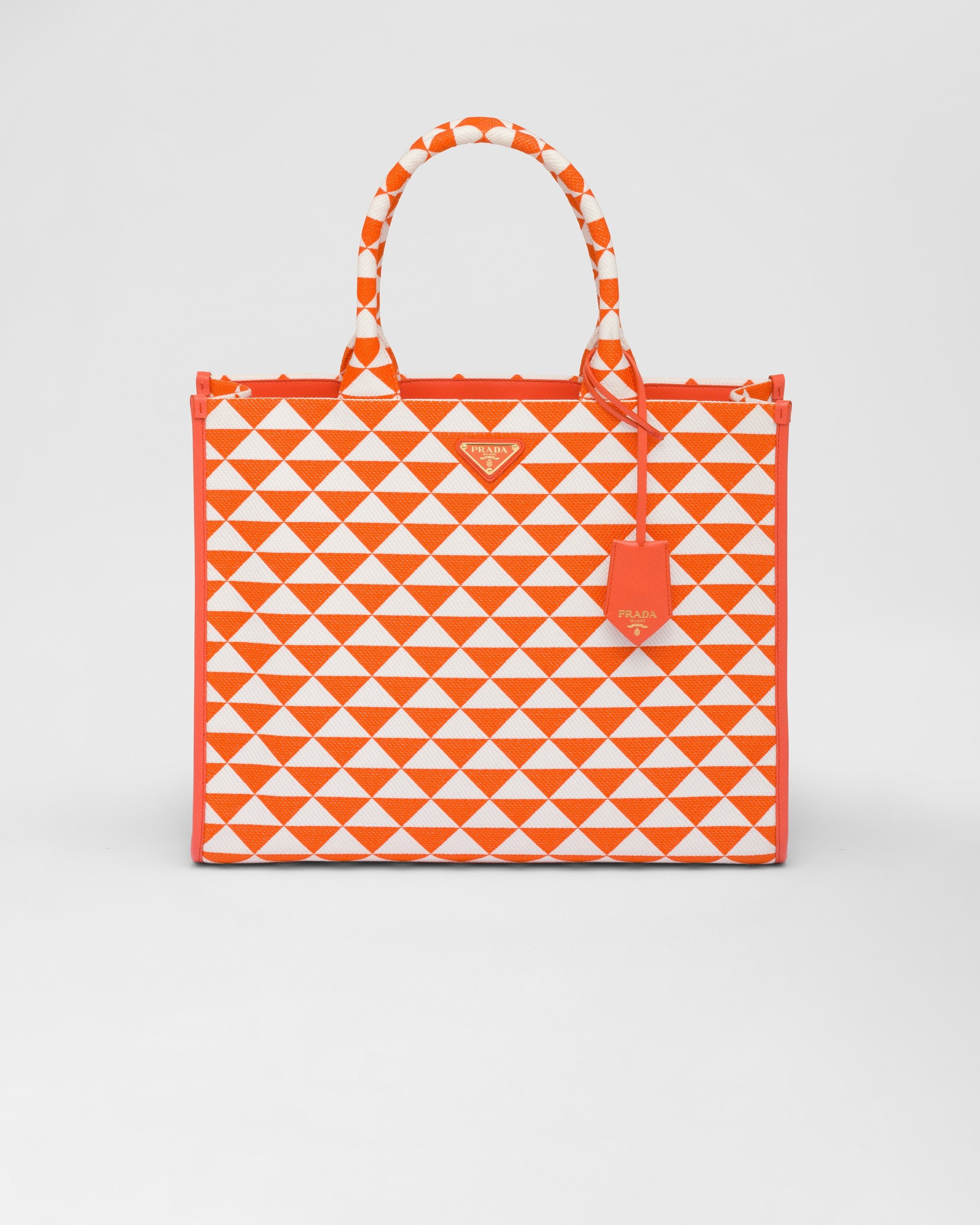 Prada o1la1rc1a0925 Size: OS / Large Symbole Embroidered Handbag Size ONE SIZE - 1 Thumbnail
