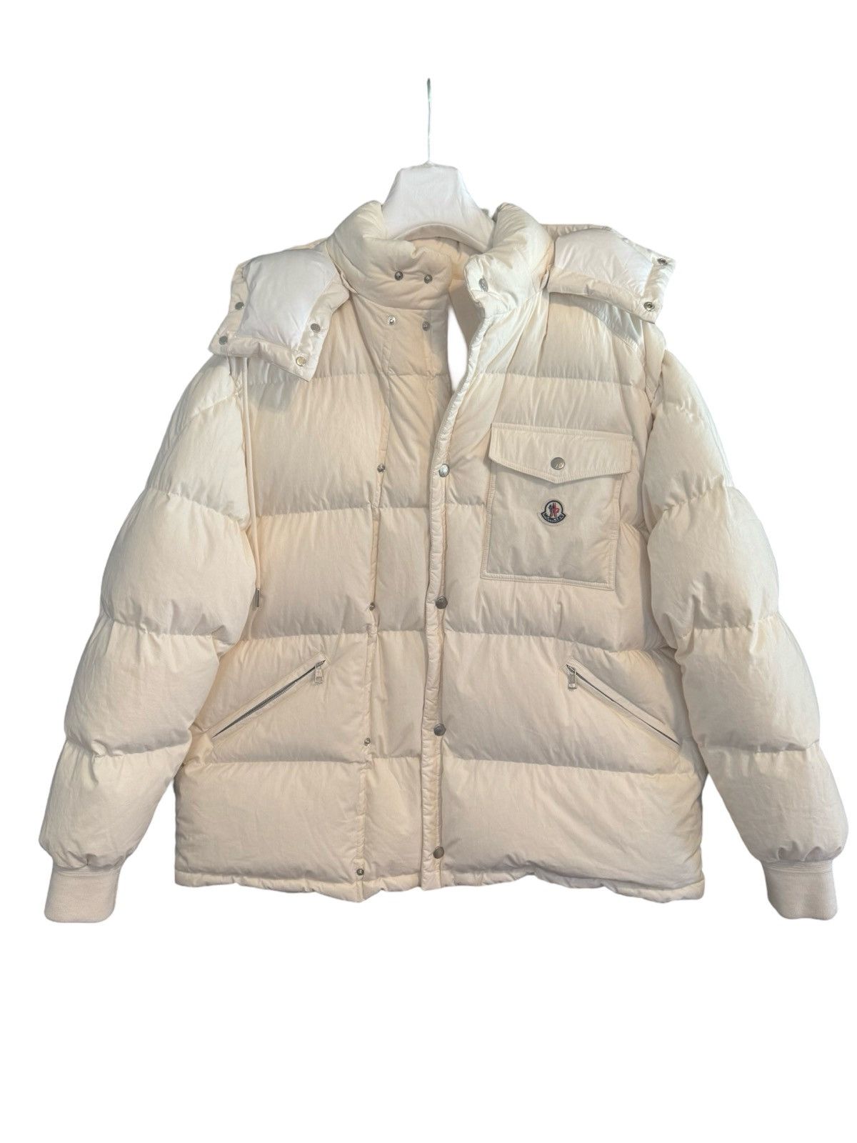 Moncler Moncler Men's Karakorum Down Jacket Cream Size 6 Size US XXL / EU 58 / 5 - 1 Thumbnail