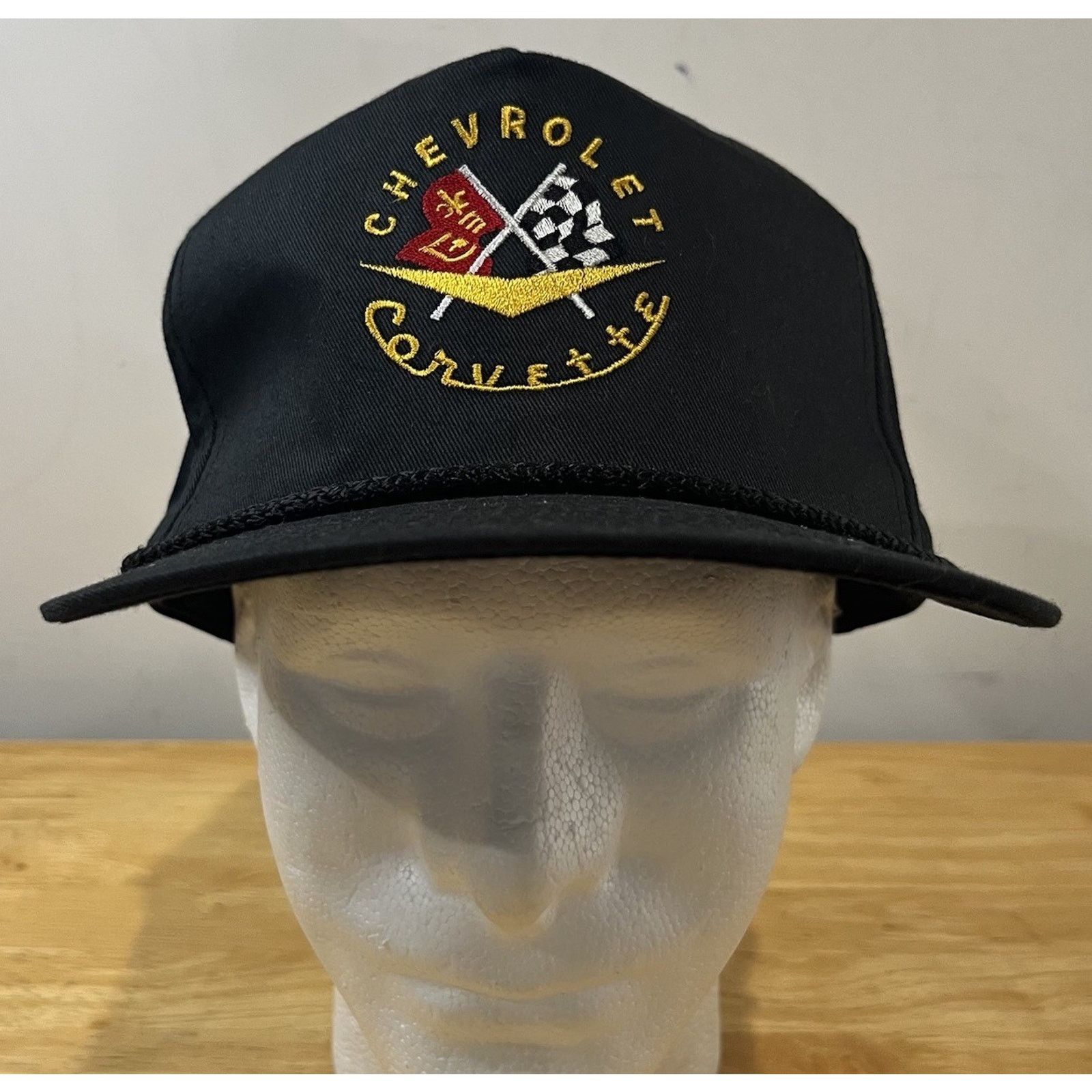 Other Chevrolet Corvette Hat Cap Black Adult Snapback Collectible Size ONE SIZE - 1 Thumbnail